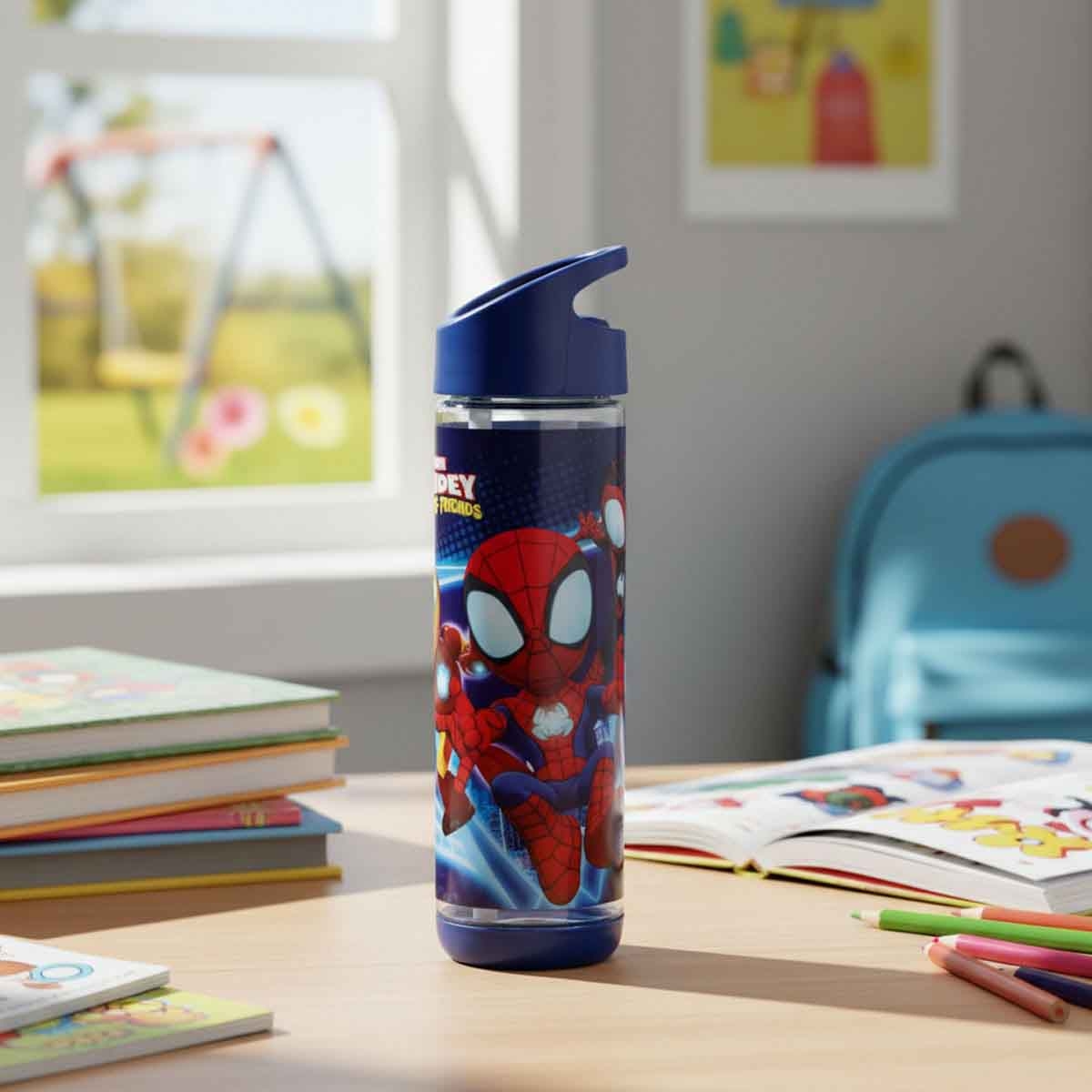 Sunce BTS Marvel Spidey & Friends Water Bottle Unisex, 3-4 Years