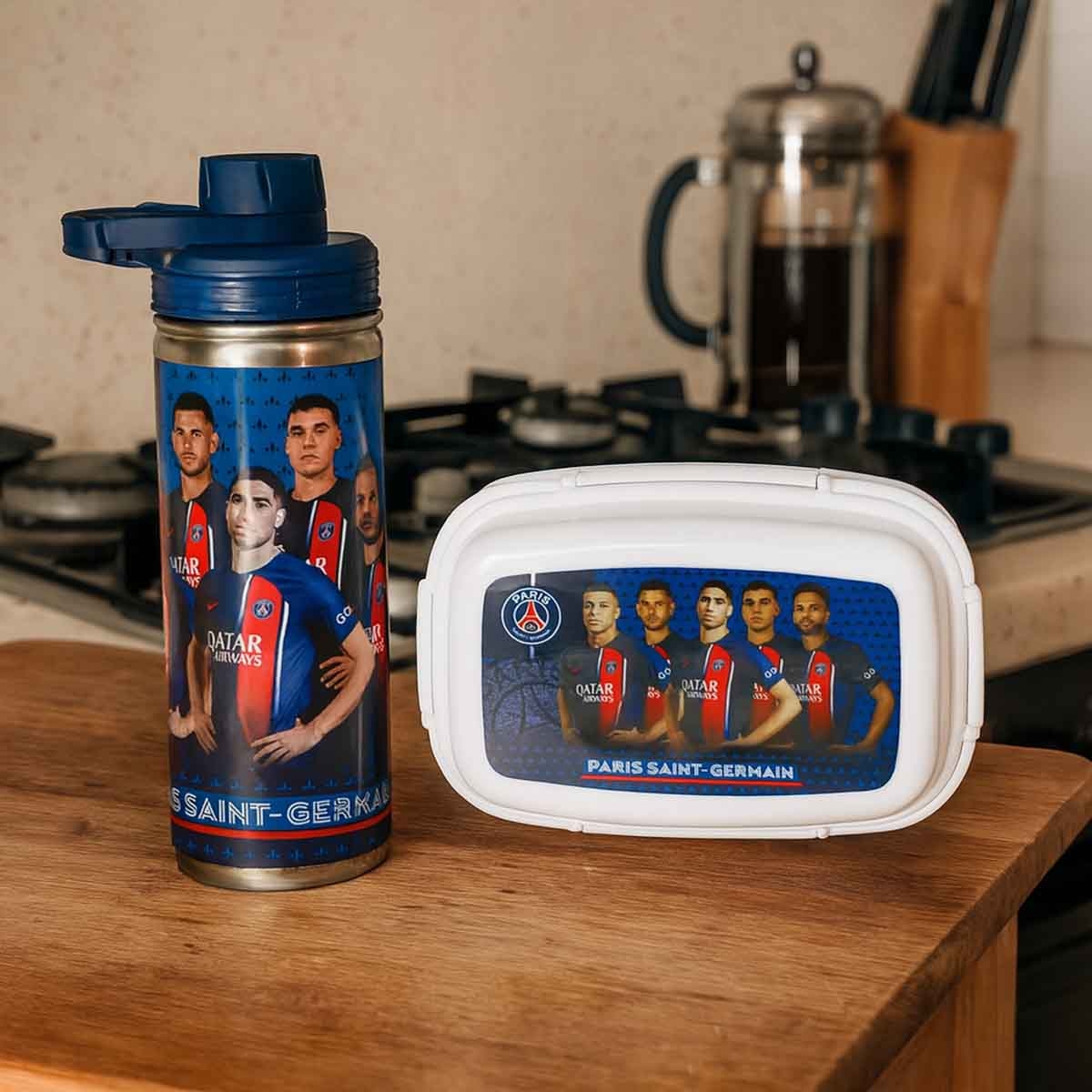 Sunce BTS Paris Saint-Germain Lunch Box & Water Bottle Combo Pack