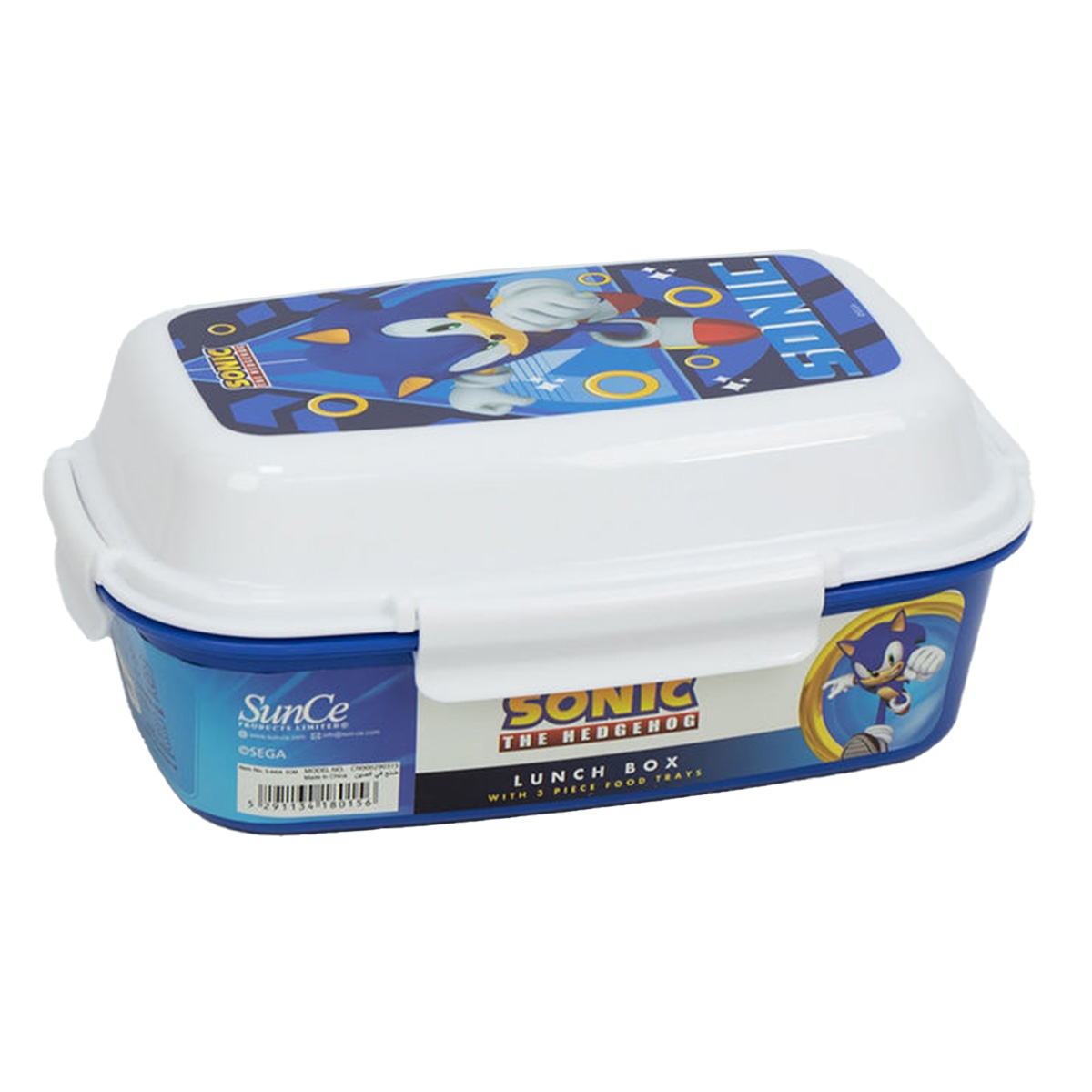 سنس بي تي اس علبة غداء ديزني سونيك S-4404SOM للجنسين، 3-4 سنوات