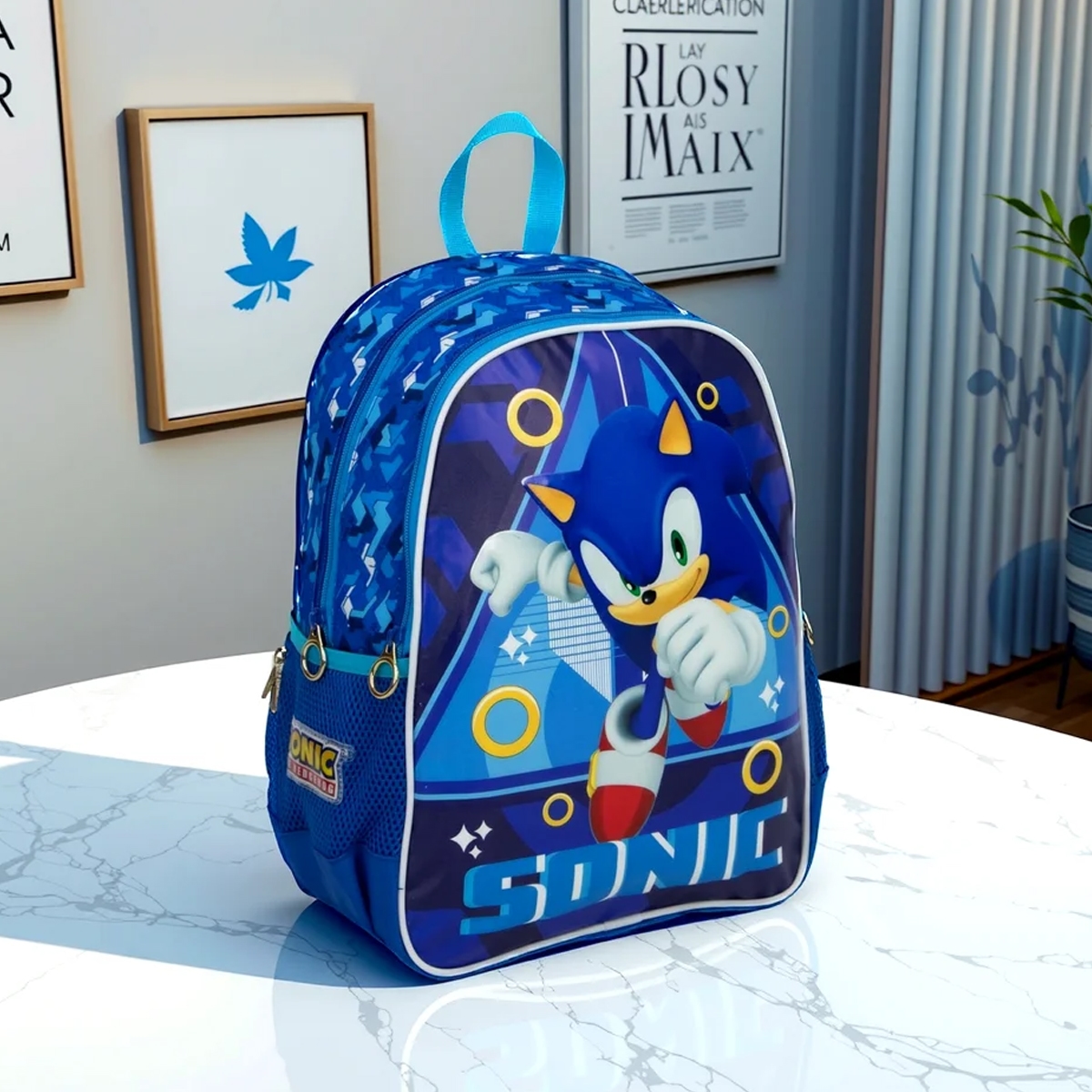 سنس بي تي اس شنطة ظهر ديزني سونيك S-3071SOM للجنسين، 3-4 سنوات