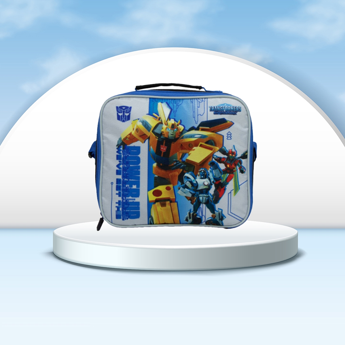 سنس بي تي اس شنطة غداء حرارية ترانسفورمرز إيرث سبارك للجنسين، 3-4 سنوات