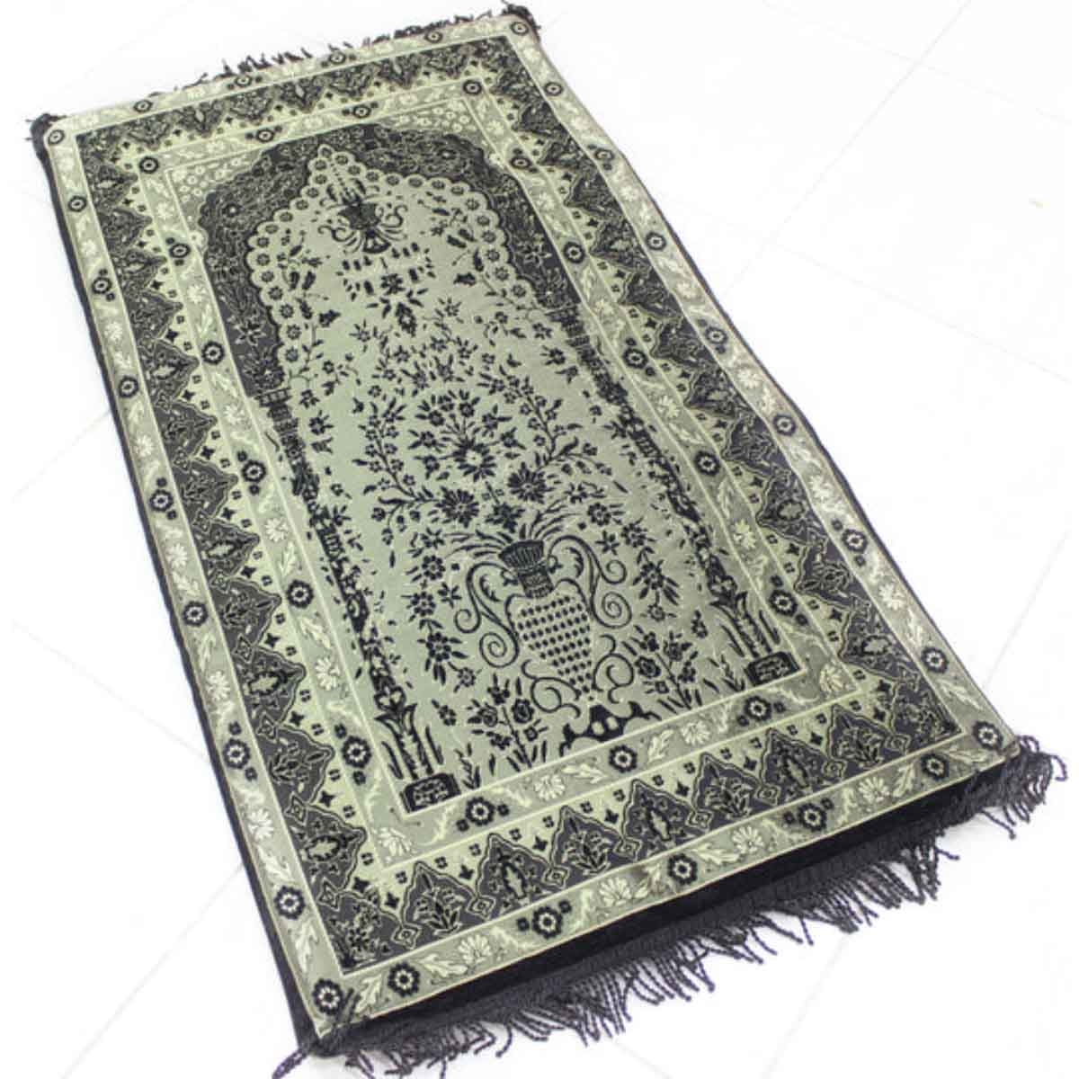 Sundus Green Comfortable Assorted Prayer Mat