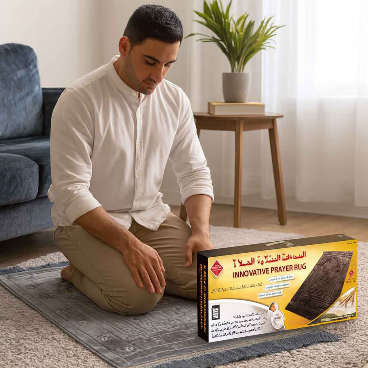 سندس سجادة صلاة مبتكرة من الموسلين متنوعة