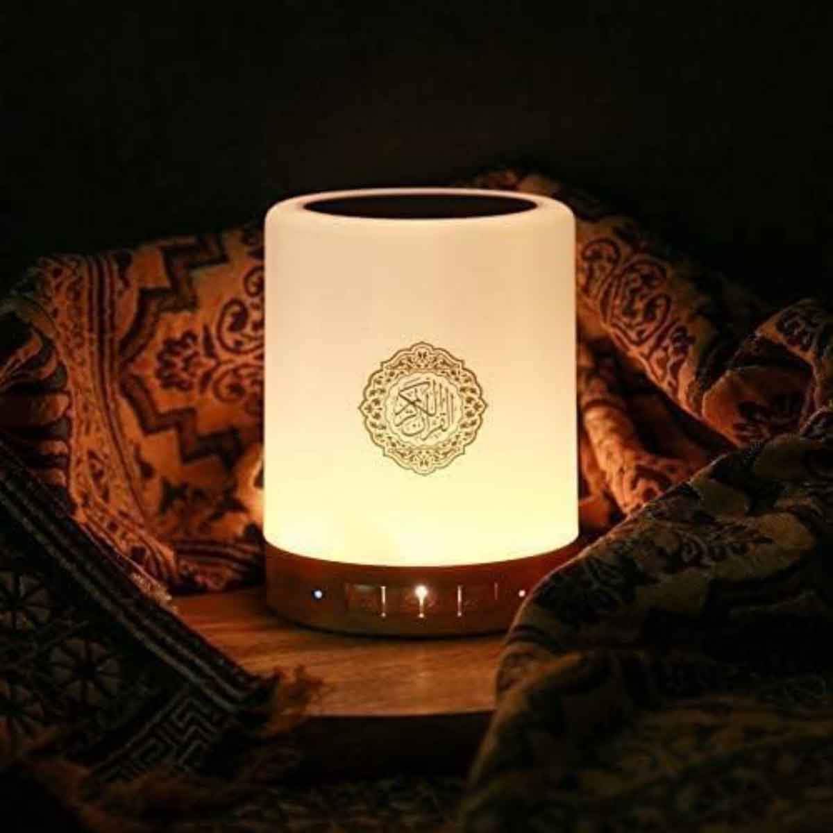سندس سماعة قرآن مع لمبة تعمل باللمس محمولة