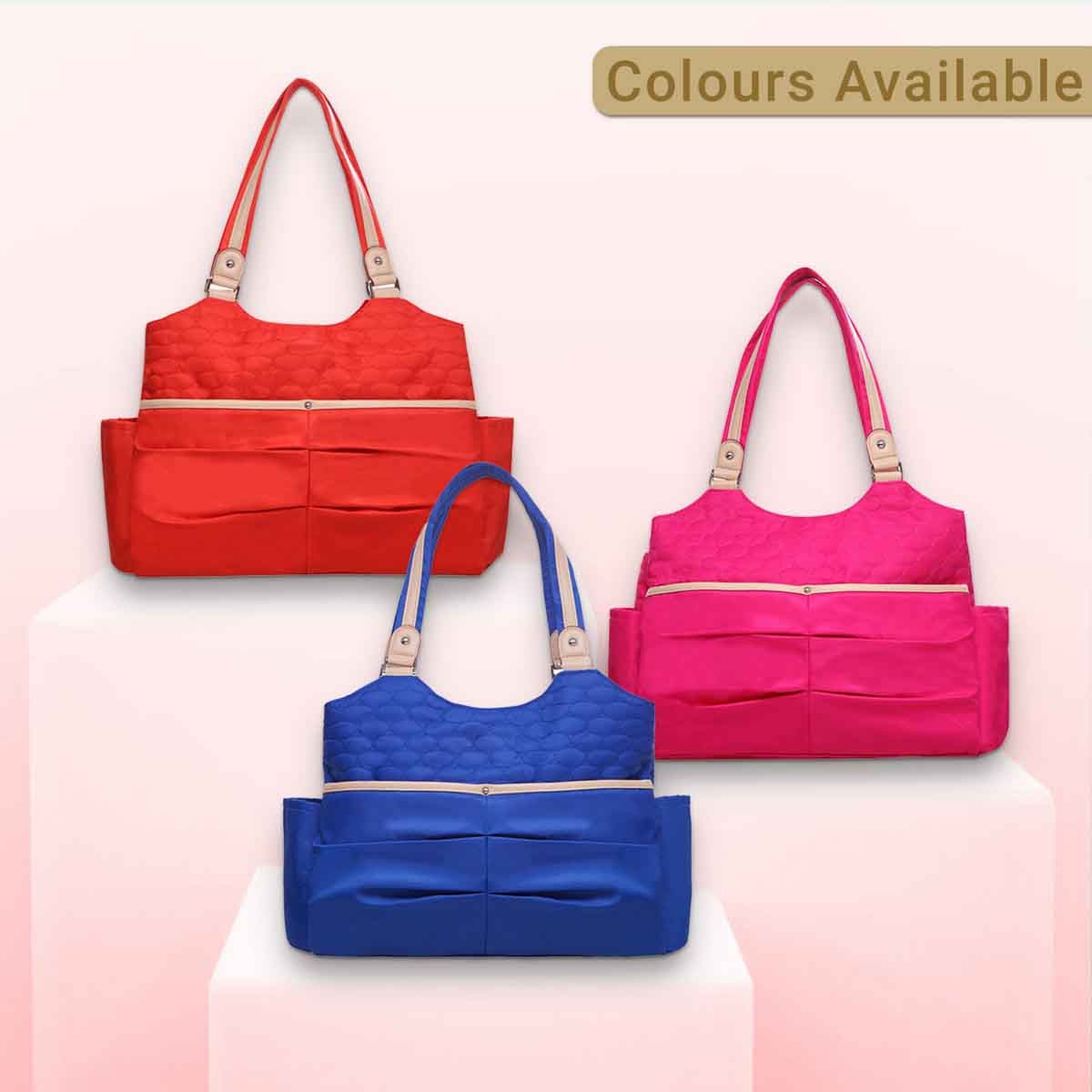 سنفينو حقيبة حفاضات توت فاشن 21.5 لتر أحمر، 0-2 سنوات