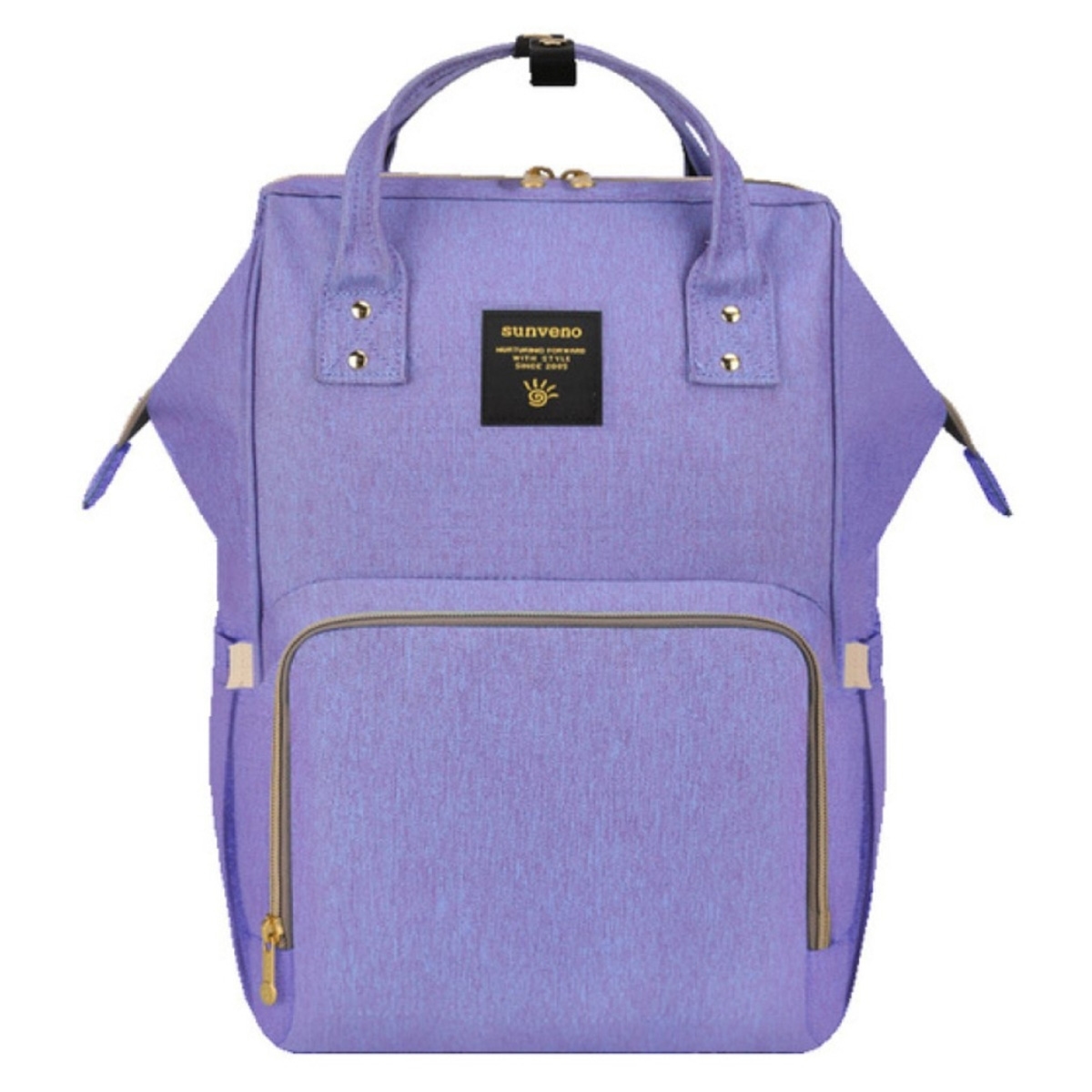 صنفينو حقيبة حفاضات باللون الأزرق والبنفسجي للأطفال