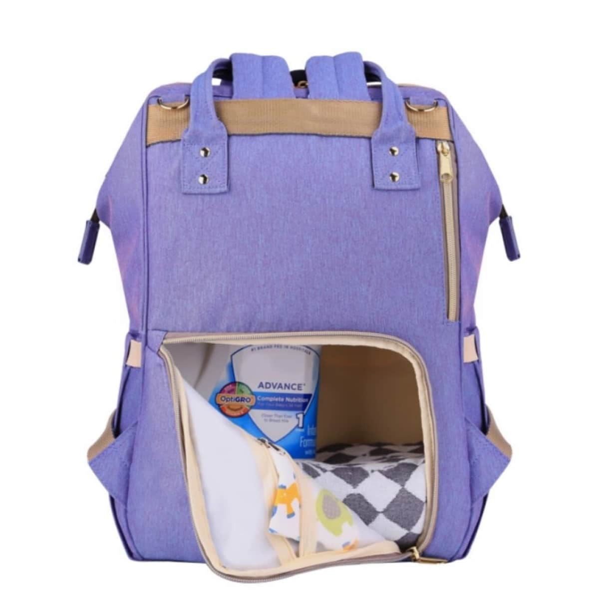 Sunveno Blue Purple Diaper Bag Toddler