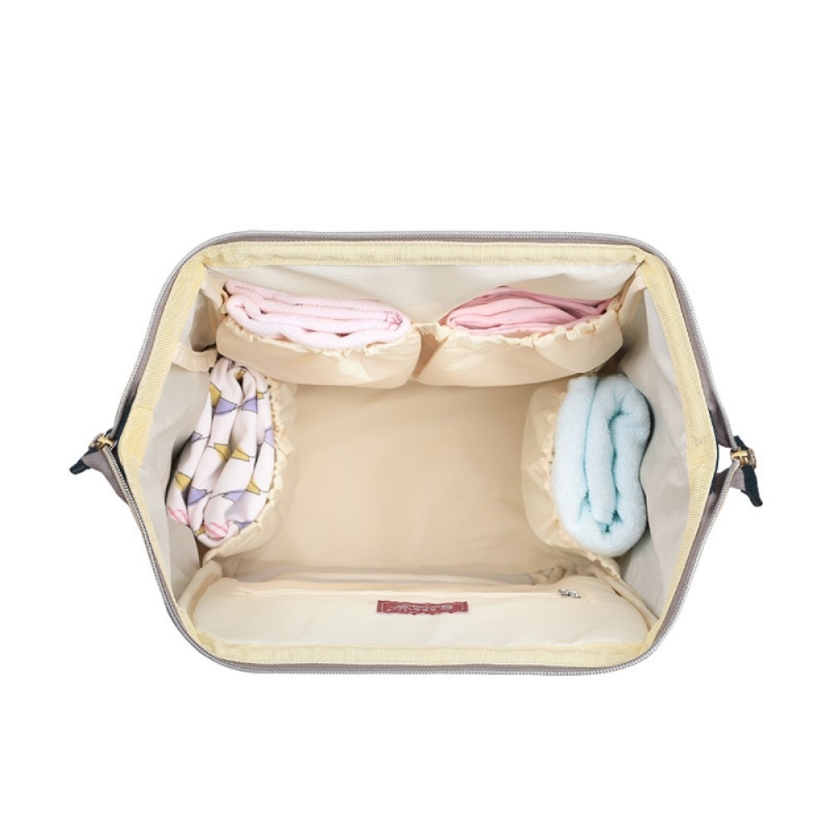 صنفينو حقيبة حفاضات باللون الأزرق والبنفسجي للأطفال