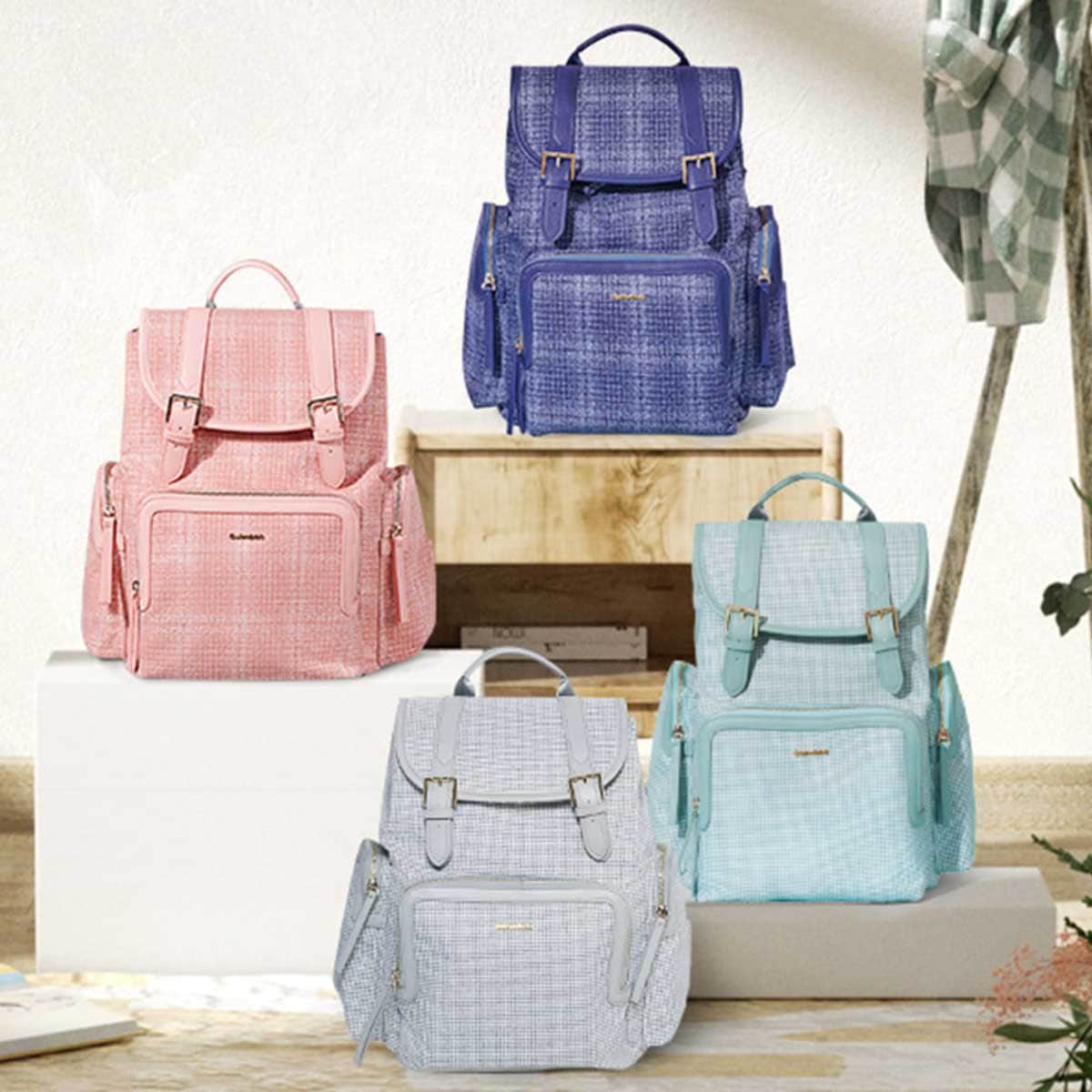 Sunveno Blue Vogue Diaper Bag