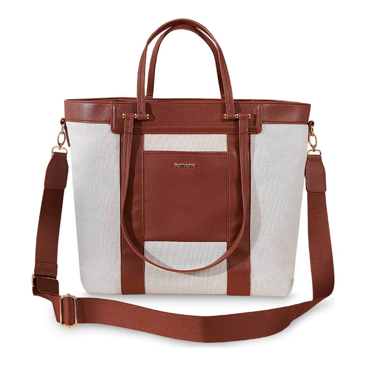 Sunveno Brown La Mode Premium Diaper Bag