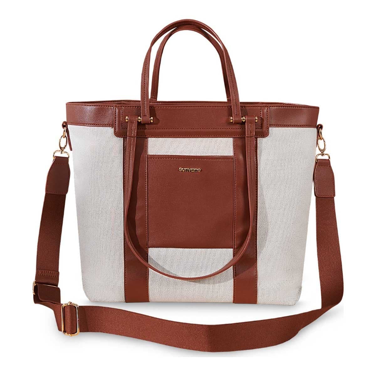 Sunveno Brown La Mode Premium Diaper Bag