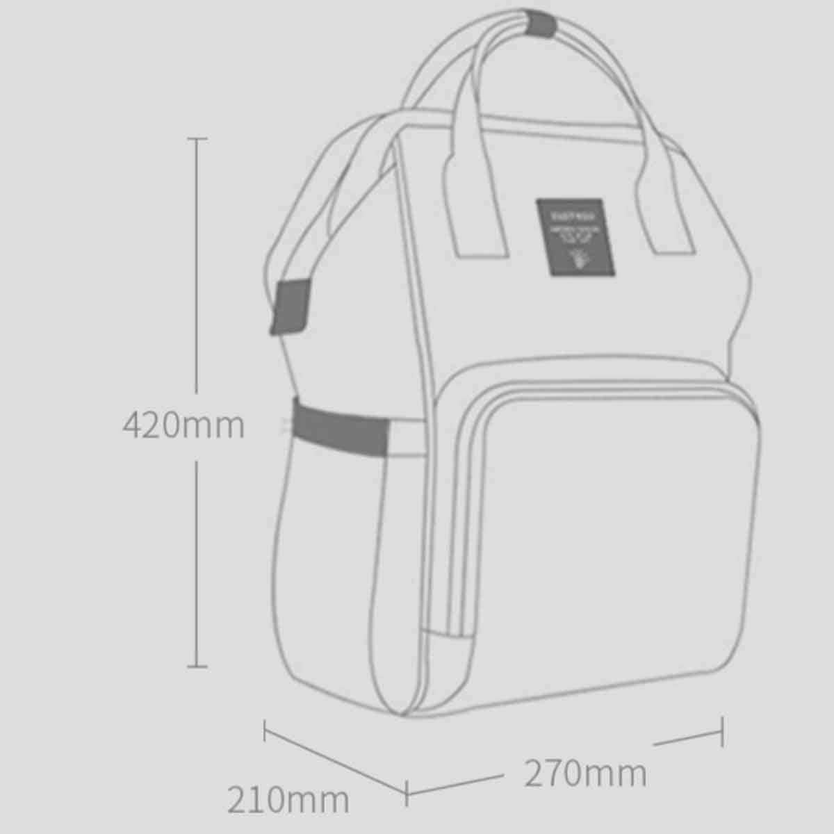 Sunveno Nova Blue Diaper Bag