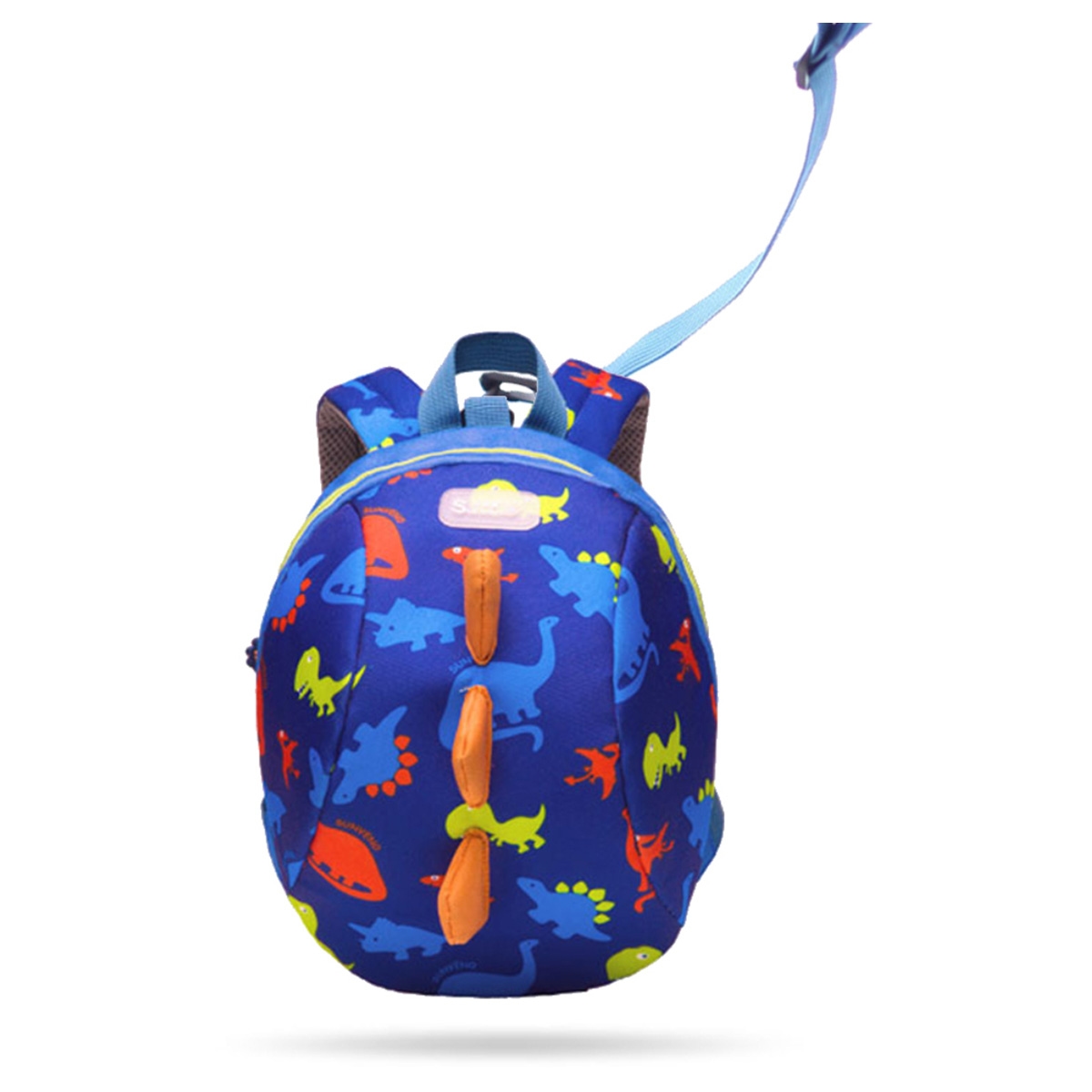 Sunveno Dinosaur Blue Kids Backpack Unisex, 3-4 Years