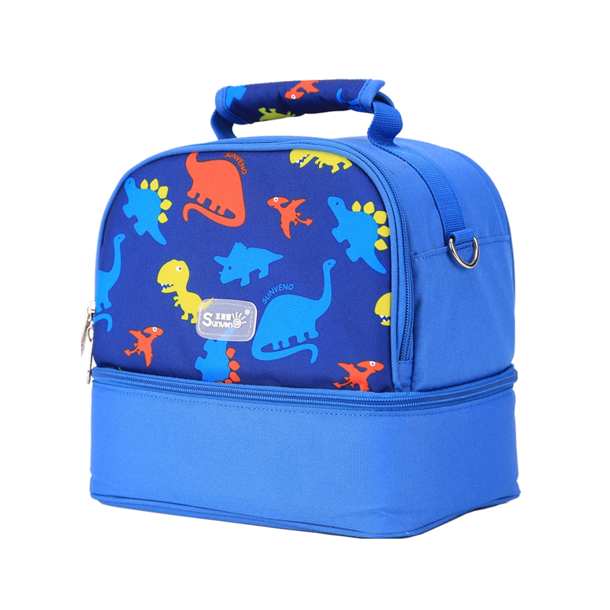 صنفينو شنطة زجاجة/غداء معزولة ديناصور للجنسين، 13 سنة فأكثر