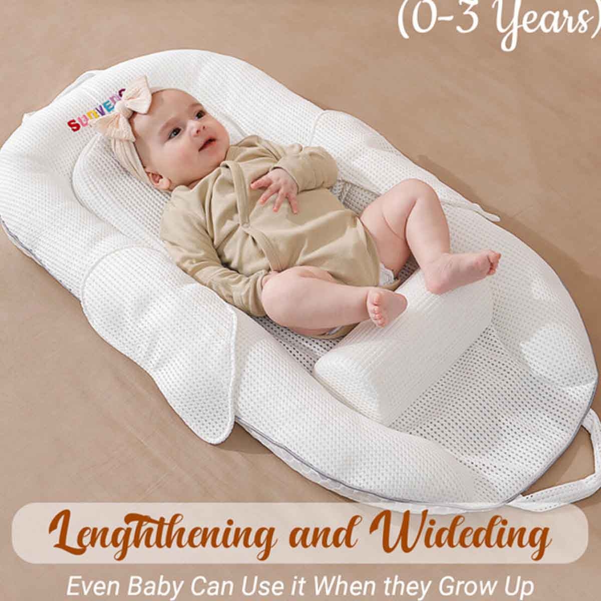 Sunveno DuPont White Baby Nest Wings Toddler, 0-2 Years