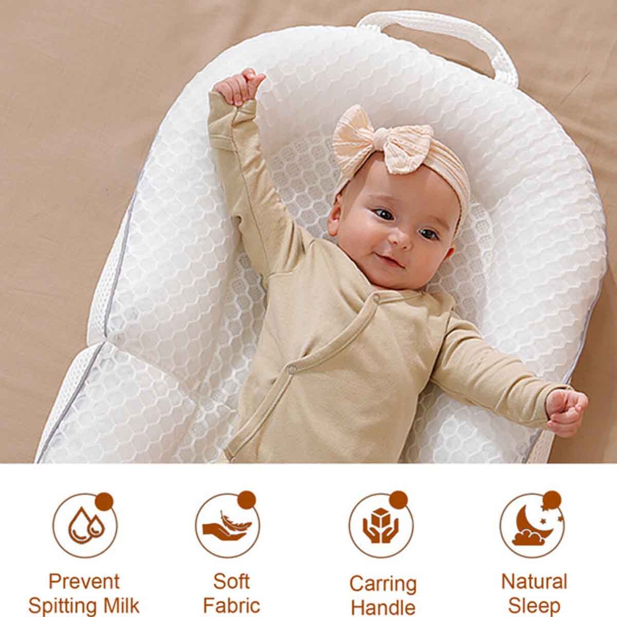 Sunveno DuPont White Baby Nest Wings Toddler, 0-2 Years