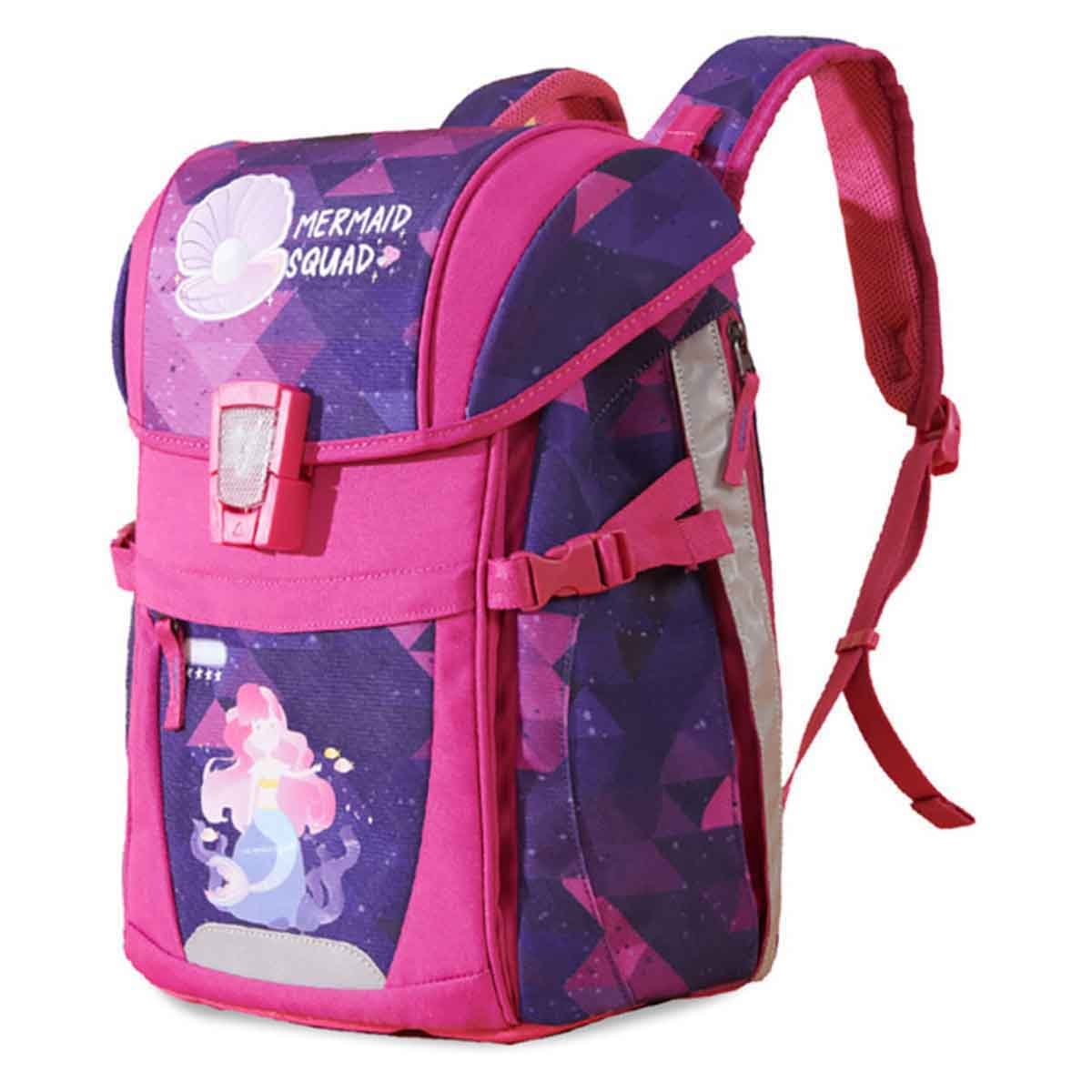 Sunveno Pink Mermaid Ergonomic School Bag