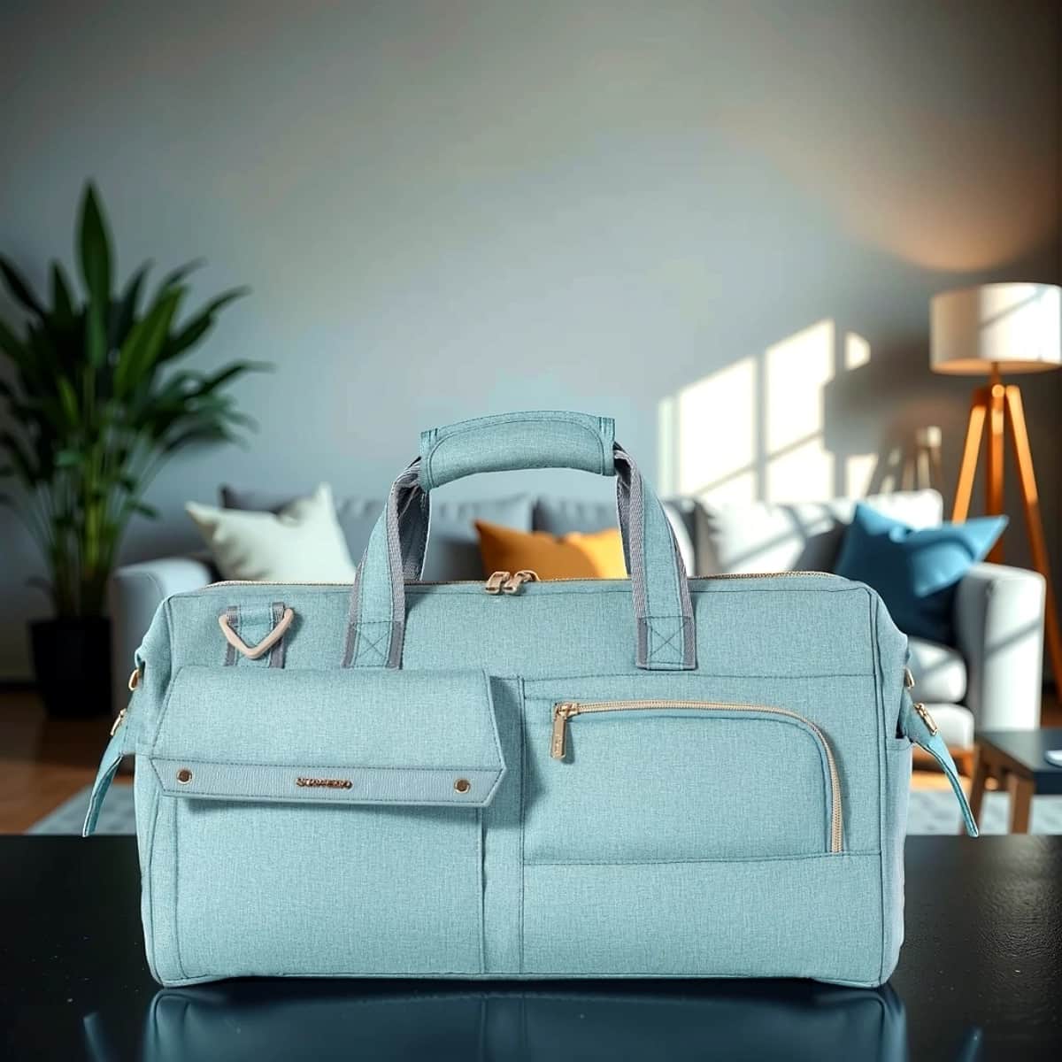 Sunveno Green 3 in 1 Travel Bag Unisex, 13+ Years