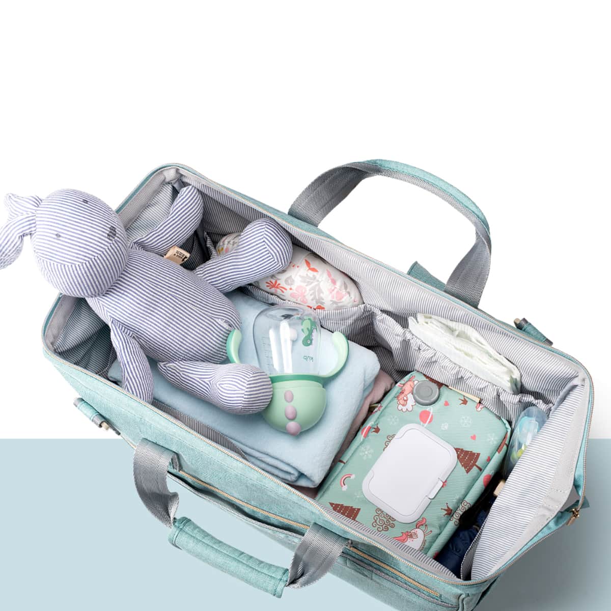 Sunveno Green 3 in 1 Travel Bag Unisex, 13+ Years