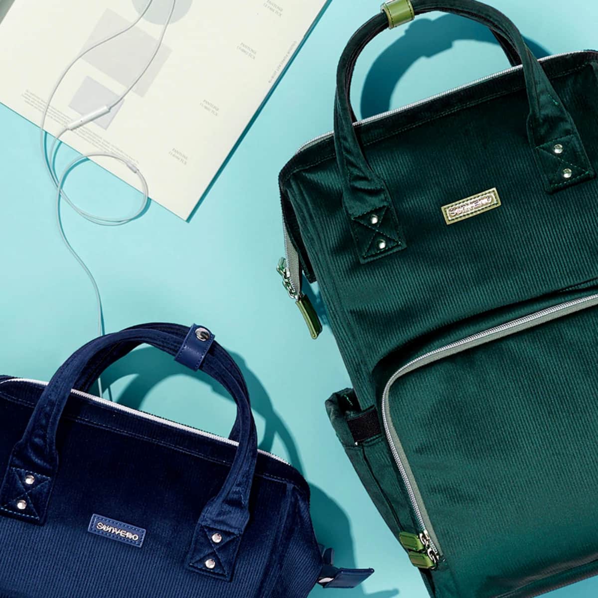 Sunveno Green Diaper Bag Toddler