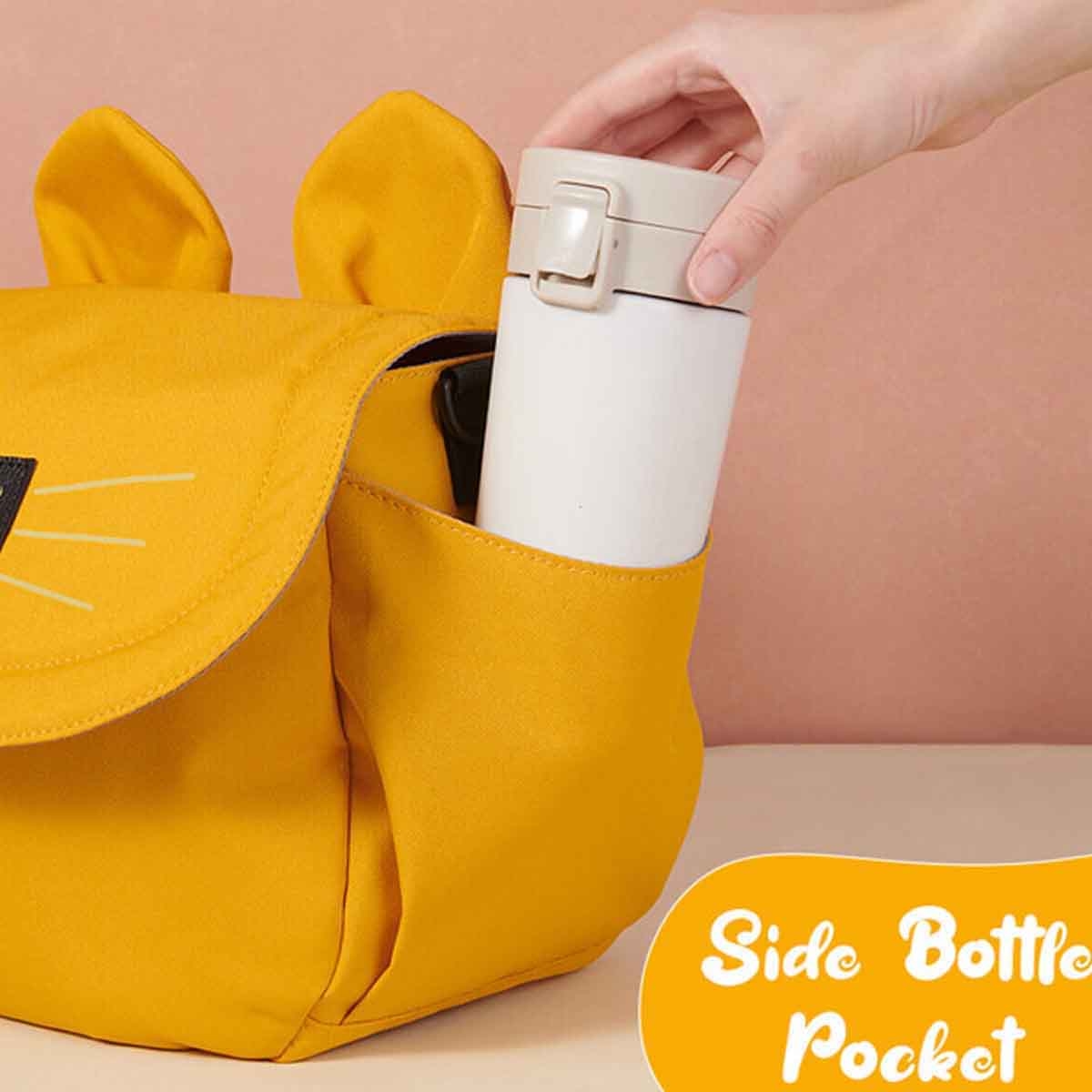 Sunveno Yellow Meow Stroller Diaper Bag