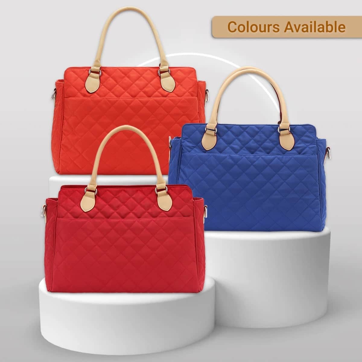 Sunveno Orange Styler Fashion Diaper Bag
