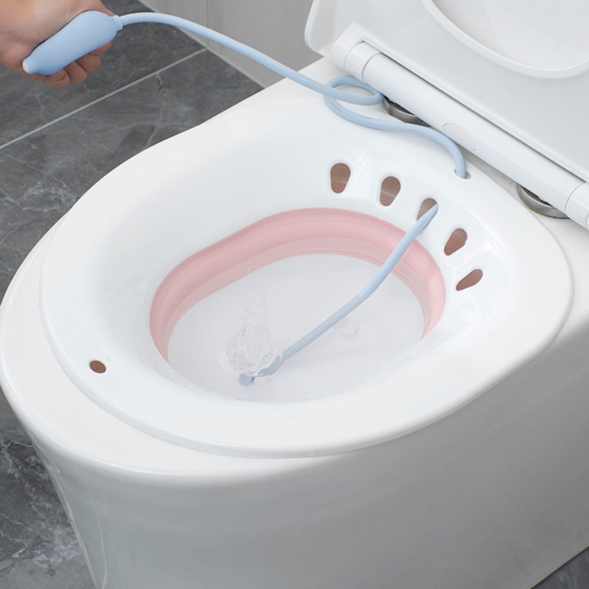 Sunveno Pink Perineal Care Postpartum Sitz Bath Toddler, 0-2 Years
