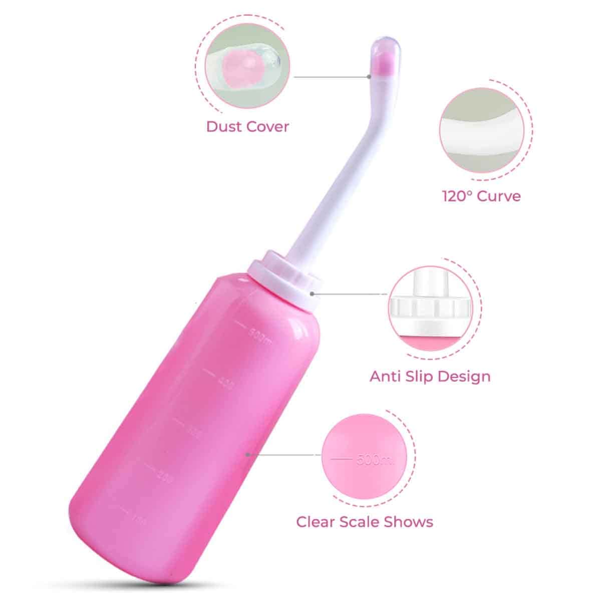 Sunveno 500ml Pink Portable Bidet