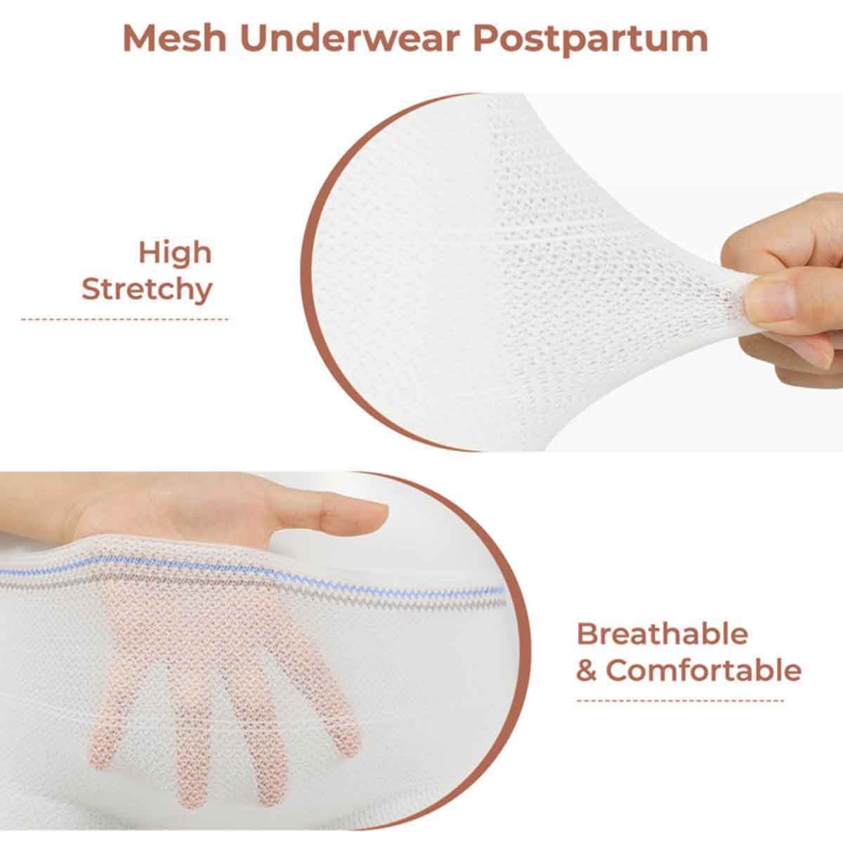 Sunveno S 2-Piece Postpartum Mesh Underwear