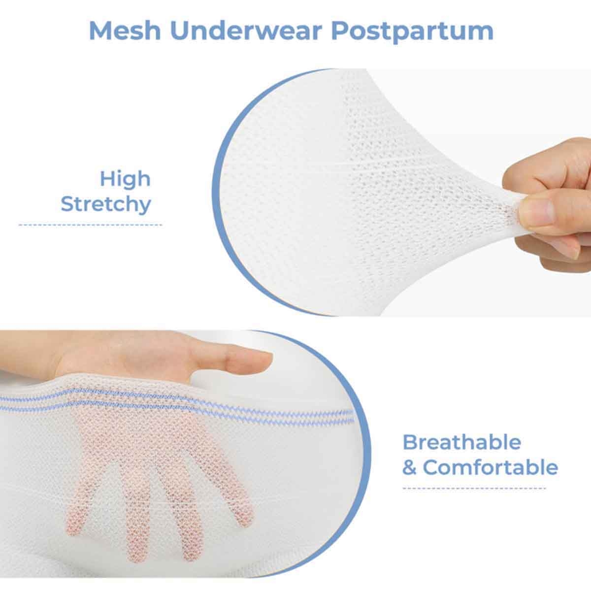 Sunveno M 2-Piece Postpartum Mesh Underwear