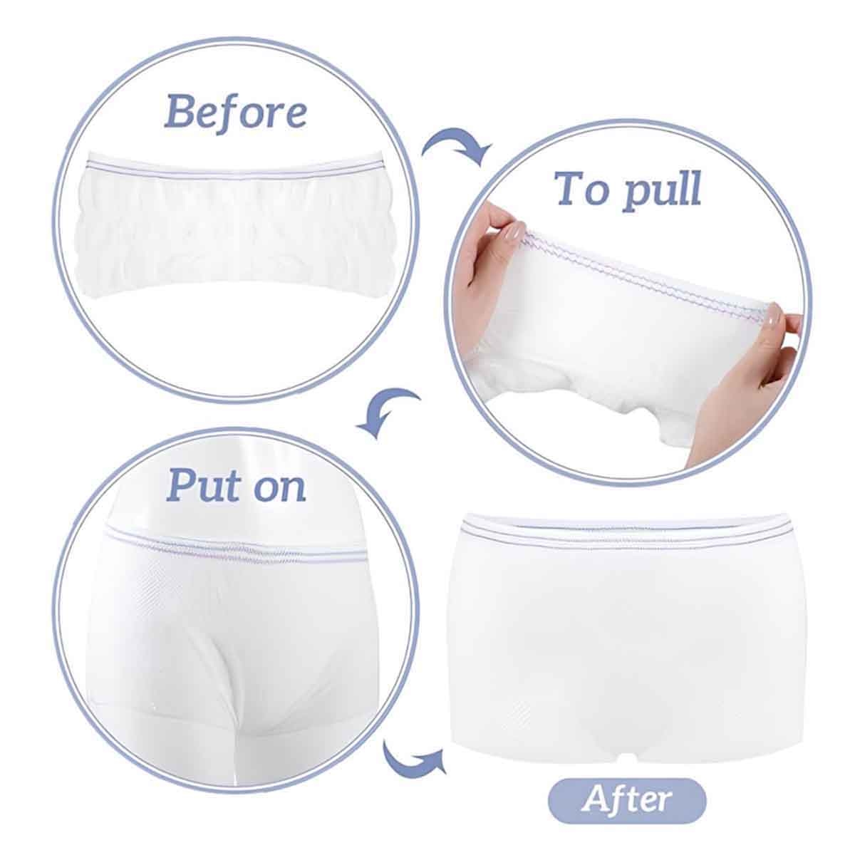 Sunveno M 2-Piece Postpartum Mesh Underwear