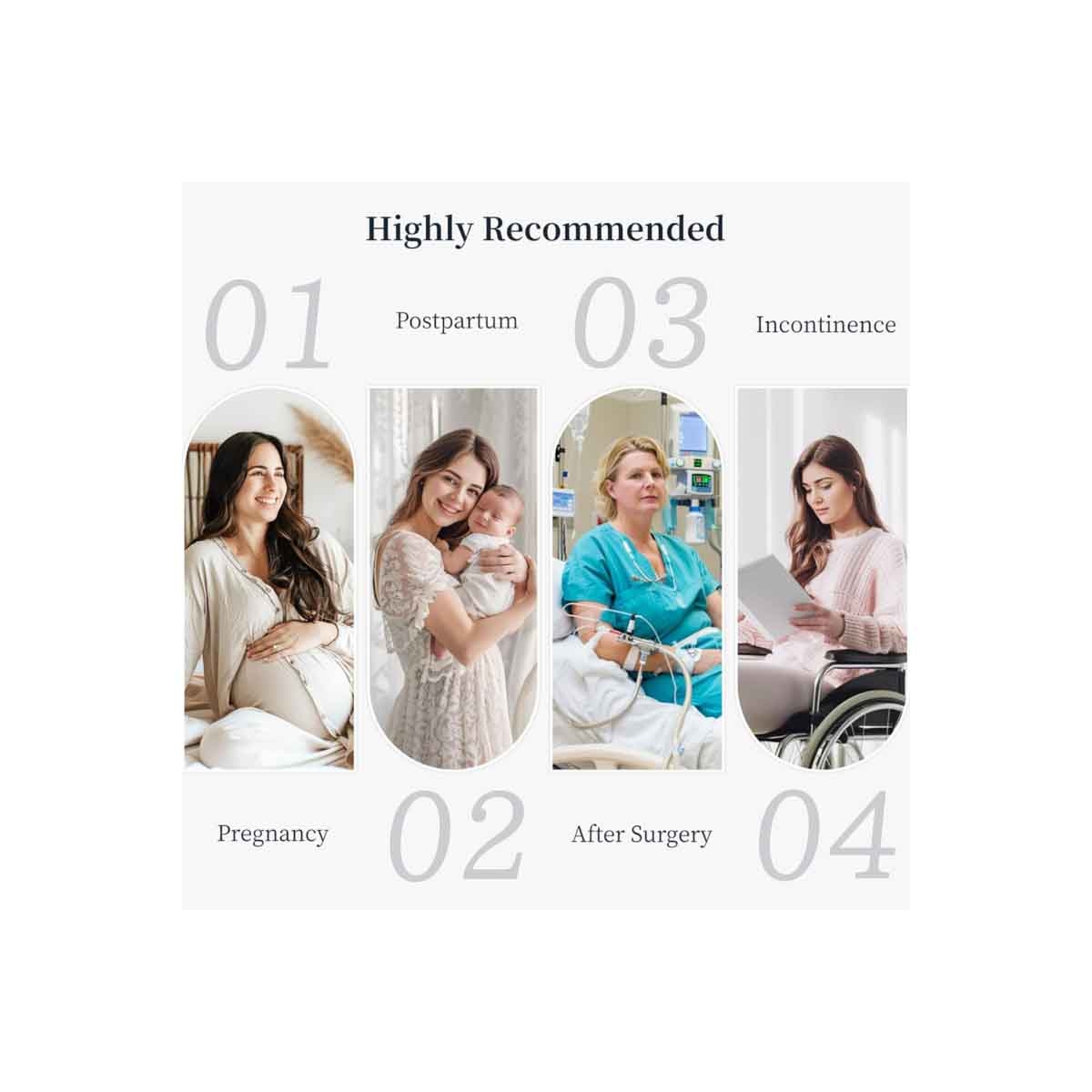 Sunveno M 2-Piece Postpartum Mesh Underwear