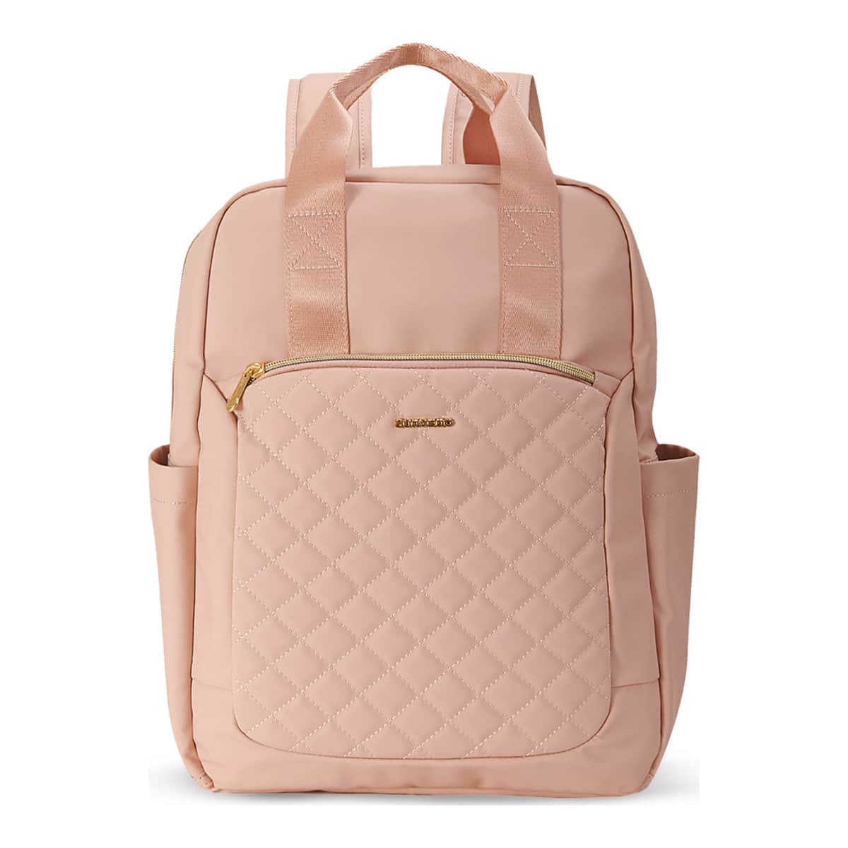 Sunveno Rose Gold Jewel Diaper Backpack with Stroller Straps