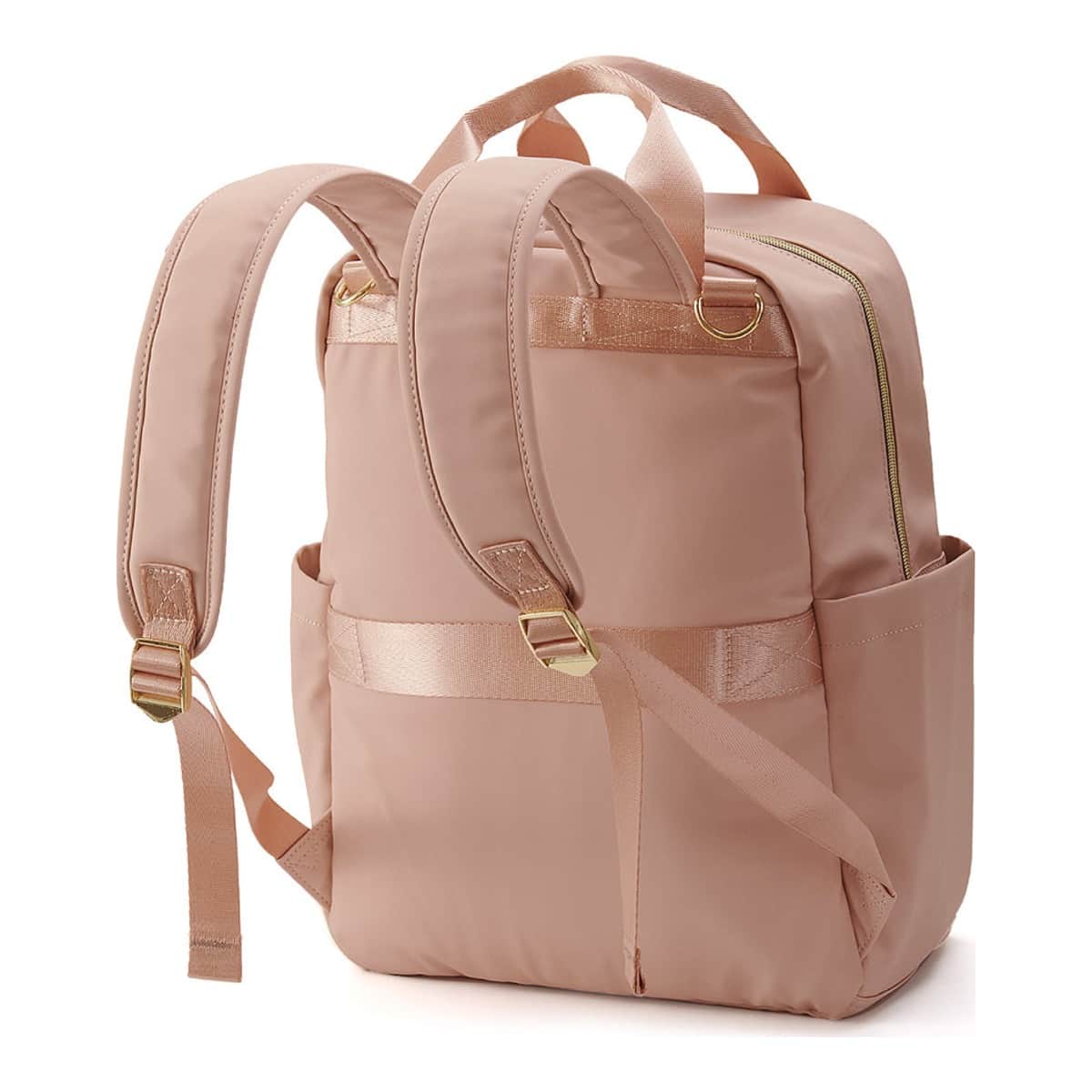 Sunveno Rose Gold Jewel Diaper Backpack with Stroller Straps