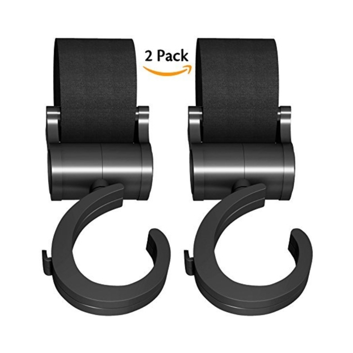 Sunveno Rotating Stroller Hook Toddler, 0-2 Years, Pack of 2