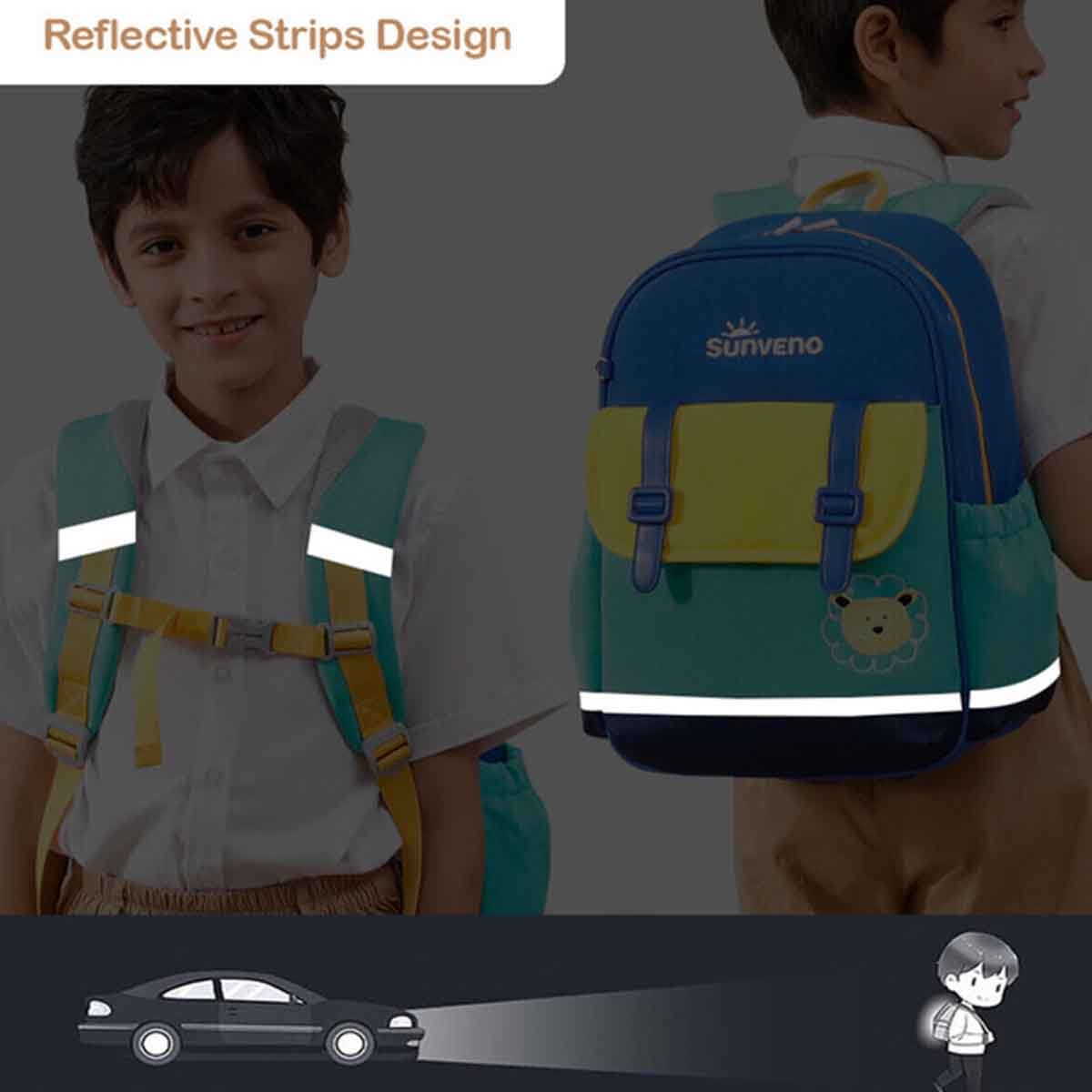 Sunveno 16" Green School Backpack