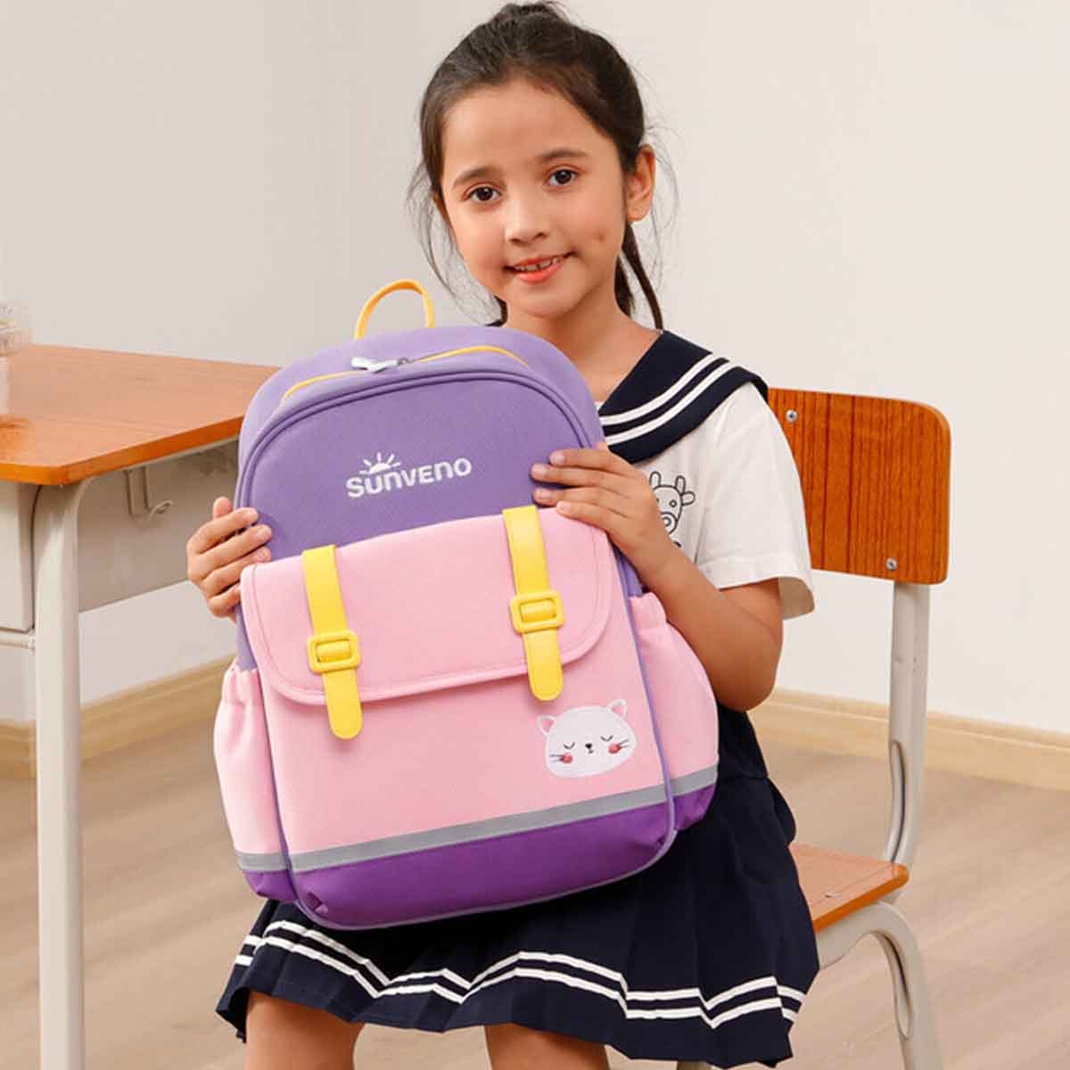 Sunveno 16" Purple School Backpack
