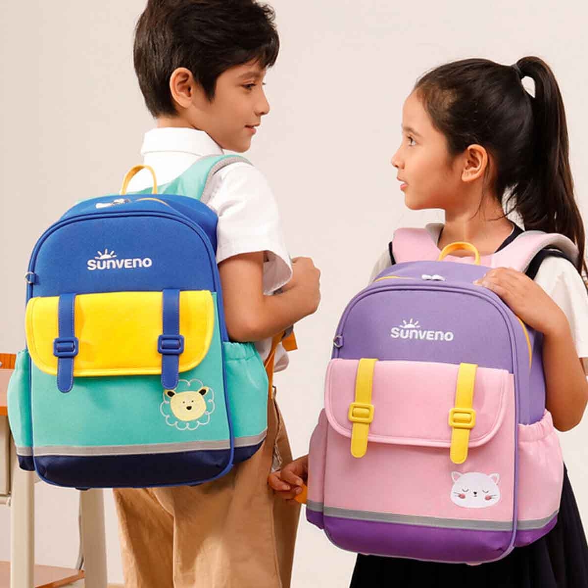 Sunveno 16" Purple School Backpack