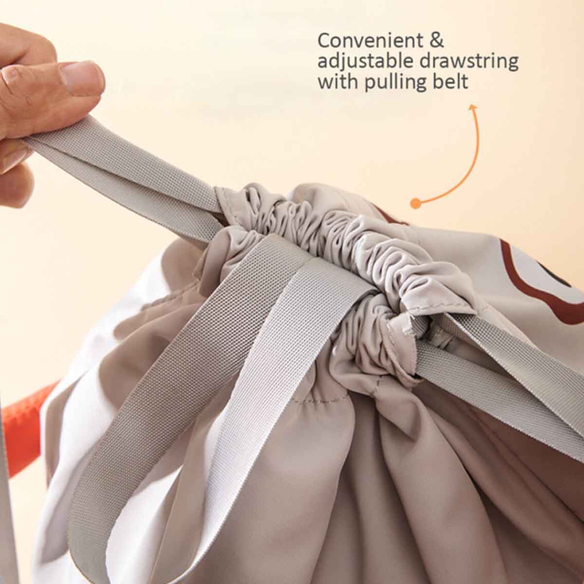 Sunveno Blue Sling 3D School/Swimming Bag with Shoe Compartment