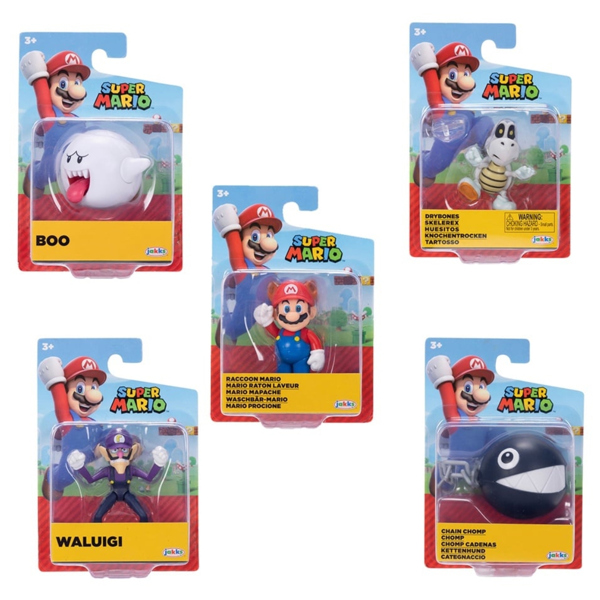 Super Mario 2.5" Wave 45 Assorted Action Figure Unisex, 3-4 Years
