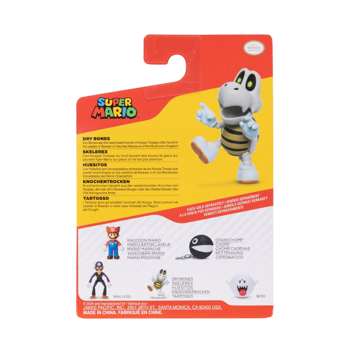 Super Mario 2.5" Wave 45 Assorted Action Figure Unisex, 3-4 Years
