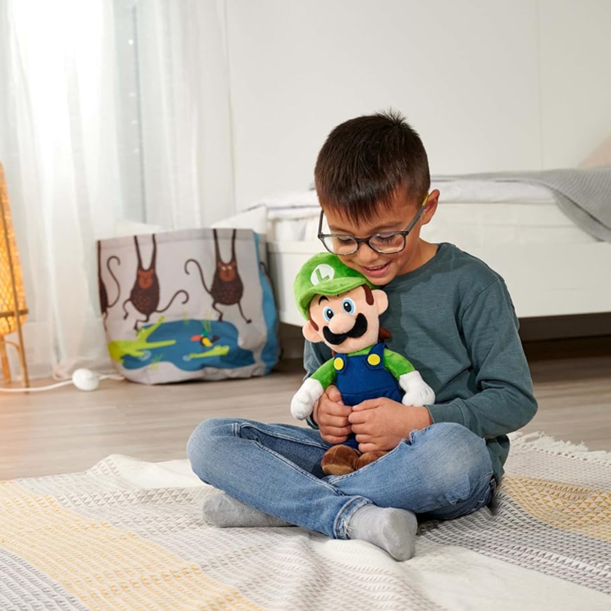 Super Mario 12″ Luigi Plush Toy Unisex, 3-4 Years