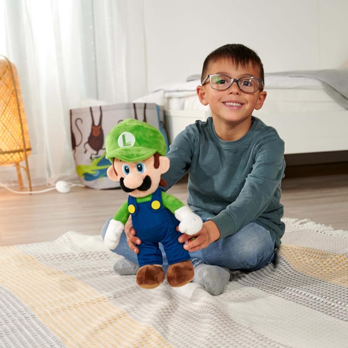 Super Mario 12″ Luigi Plush Toy Unisex, 3-4 Years
