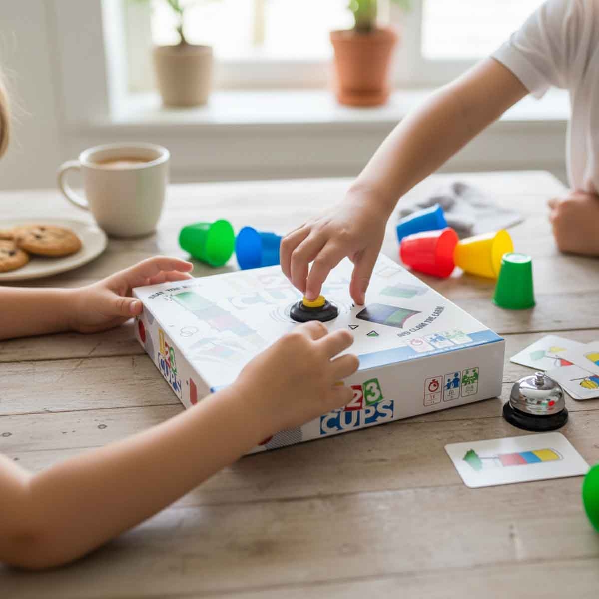 SuperHeated Neurons 123 Cups Board Game Unisex, 5-7 Years