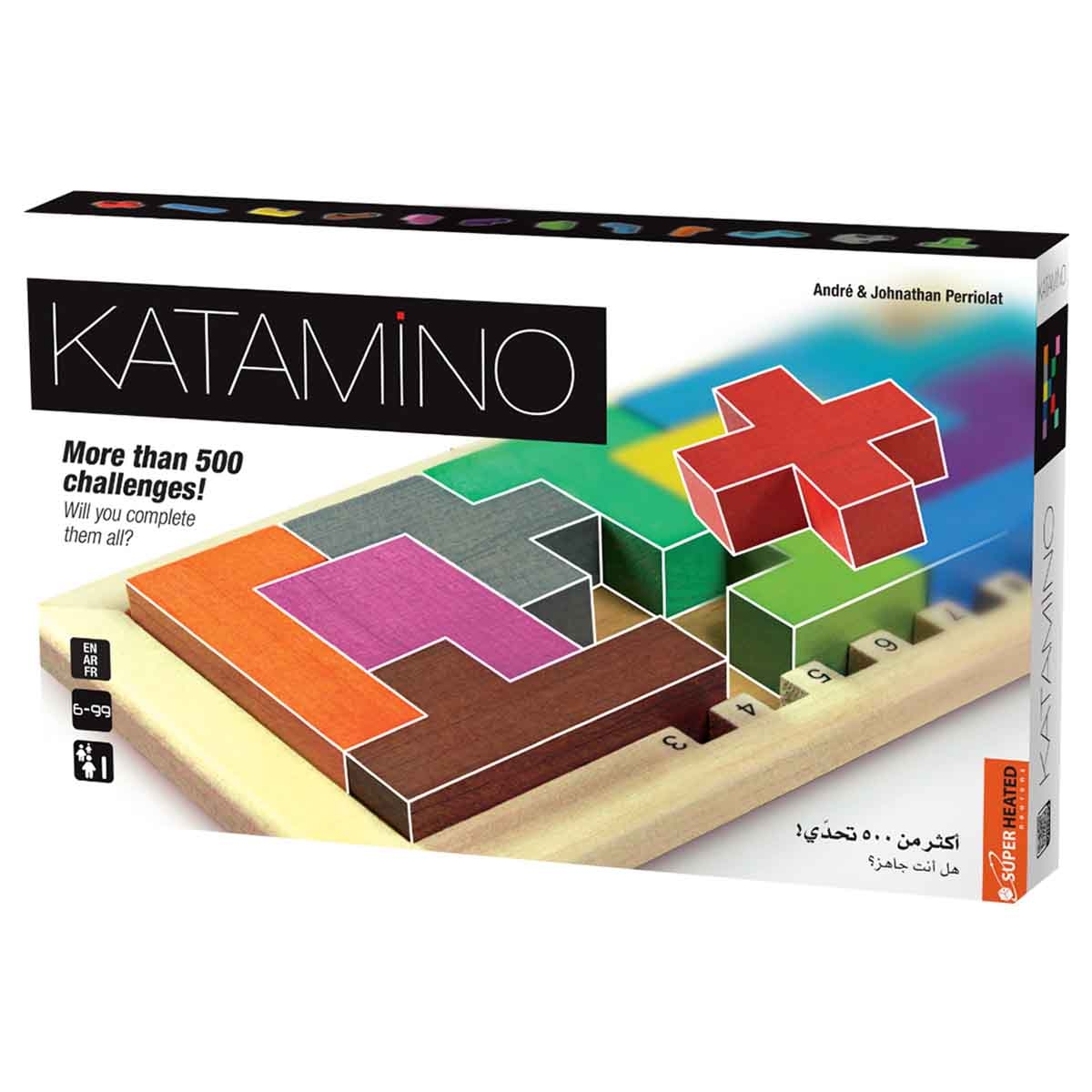 SuperHeated Neurons Katamino Board Game Unisex, 5-7 Years