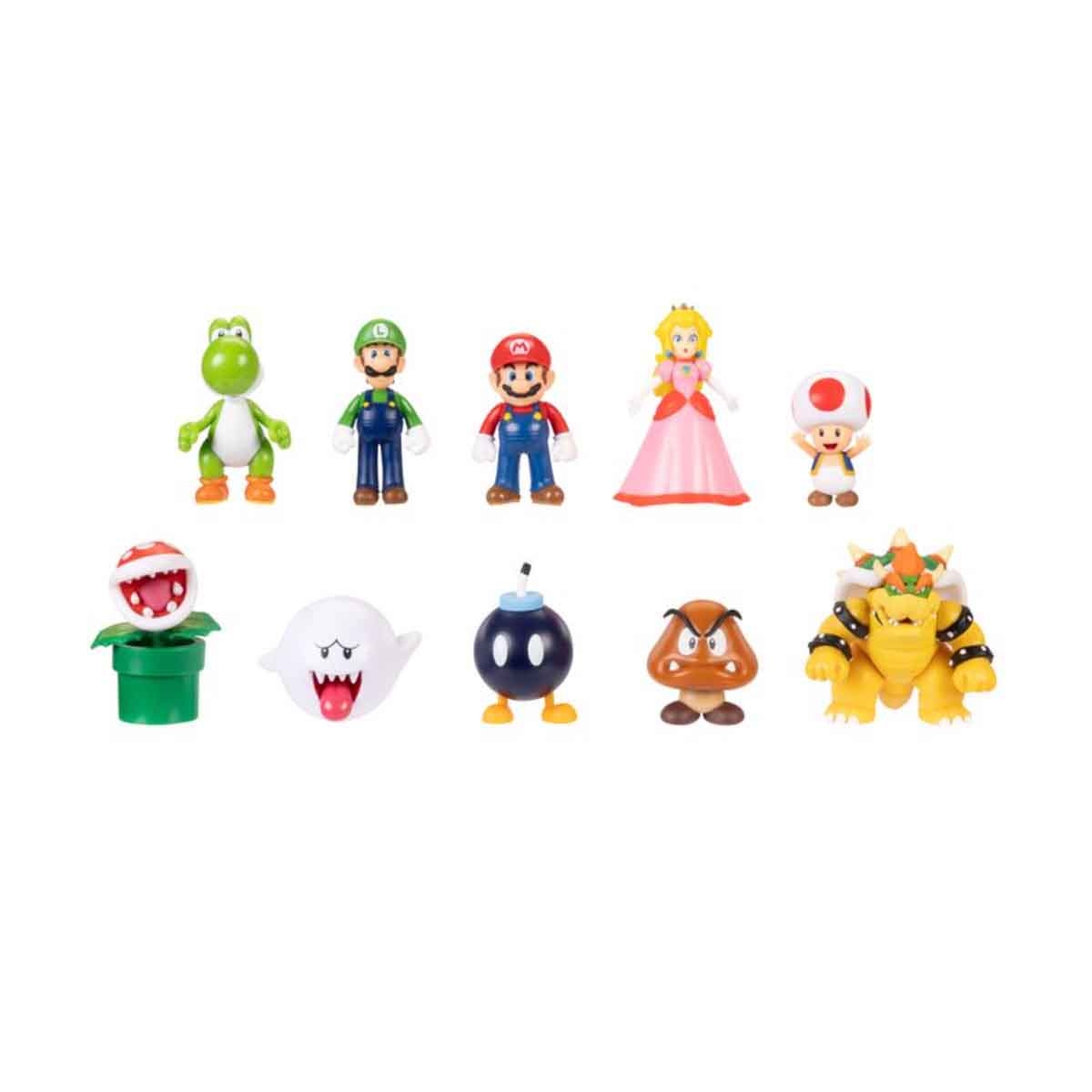 Super Mario 2.3" Friends & Foes Action Figure Set Unisex, 3-4 Years