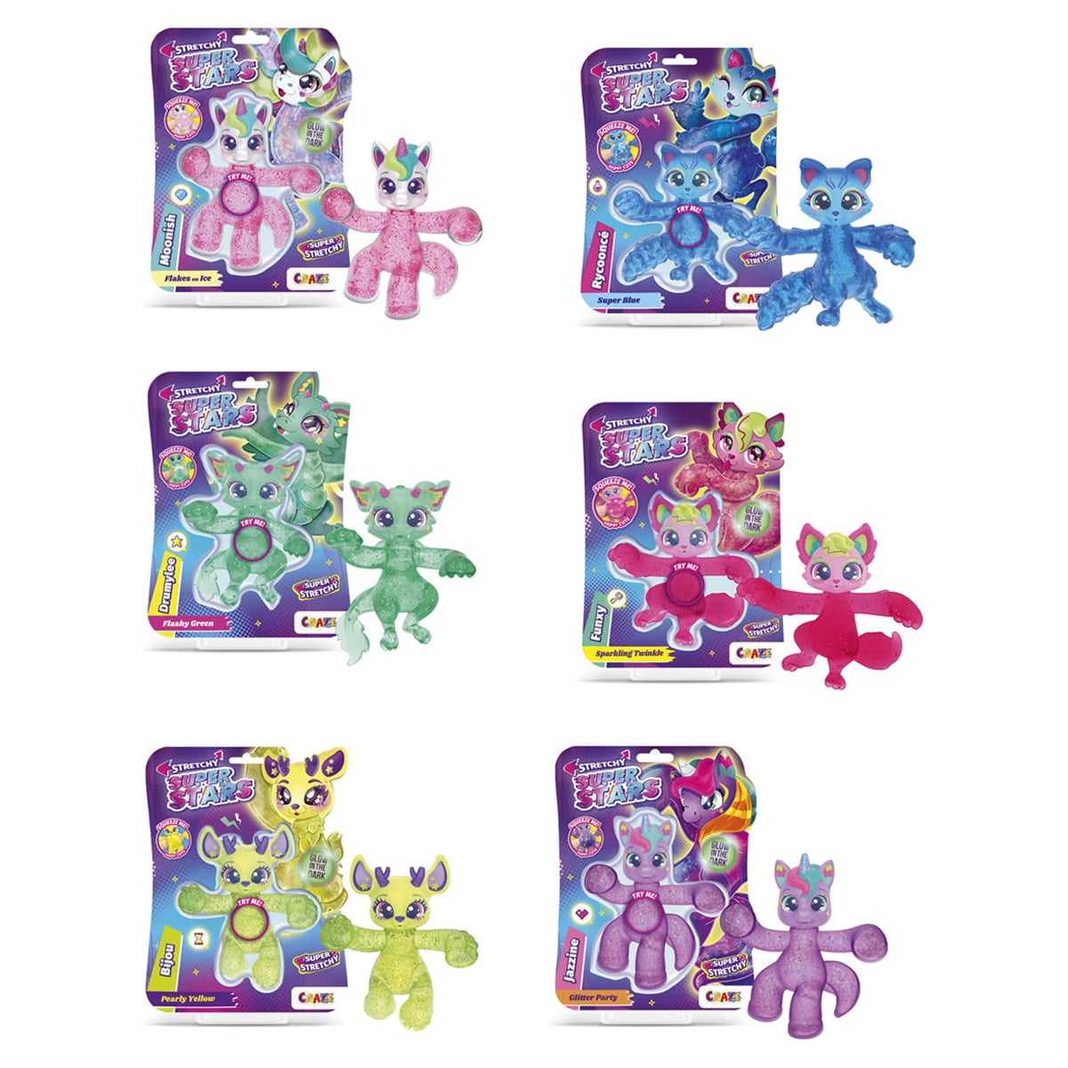 Superstars Assorted Stretchy Toy Unisex, 3-4 Years