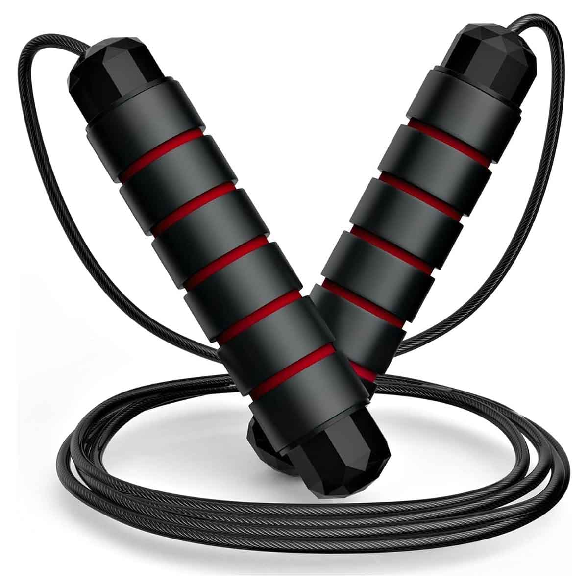 Supreme Sports Adjustable Skipping Jump Rope with Ball Bearing