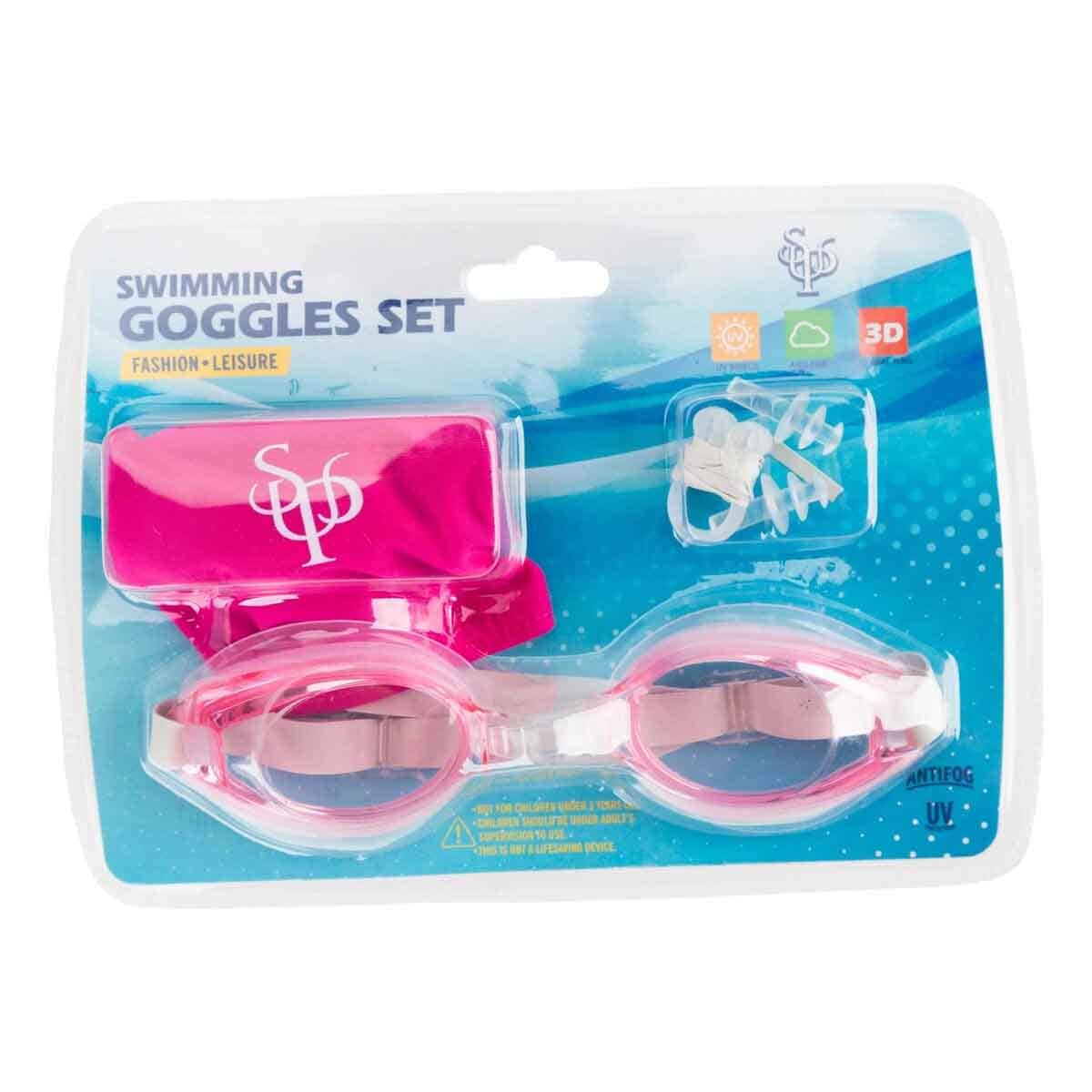 Supreme Sports Teens Assorted Swimming Goggles Set