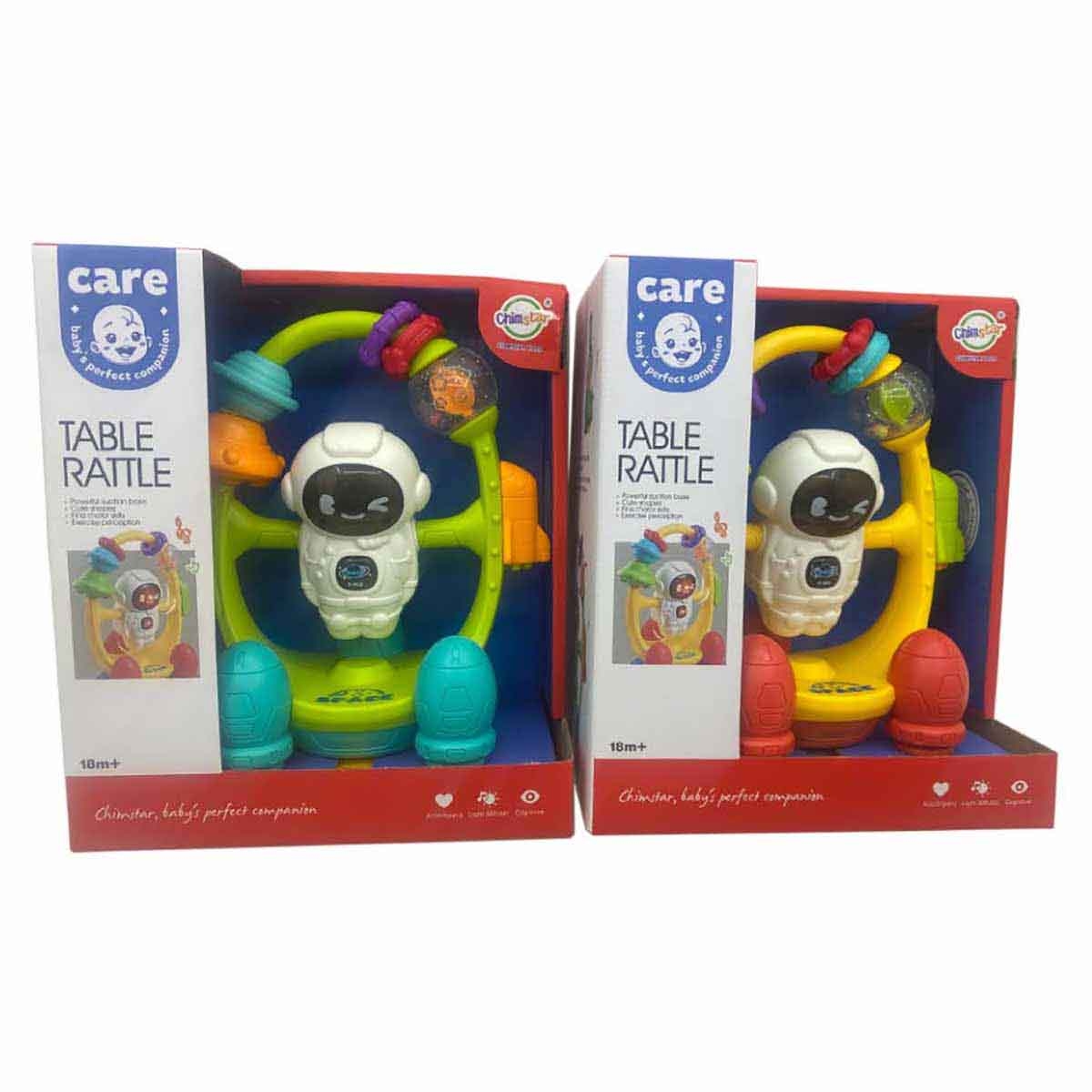 تشيمستار لعبة طاولة هزازة منوعة مع صوت وضوء للأطفال من عمر 0-2 سنوات